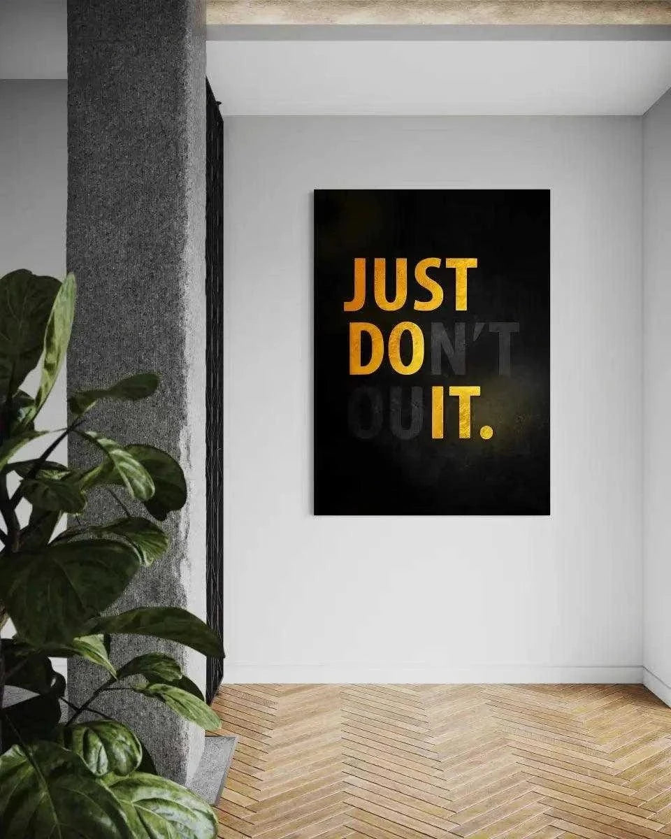 Don't quit - Leinwandbild Motivation SimpleCanvas Canvas