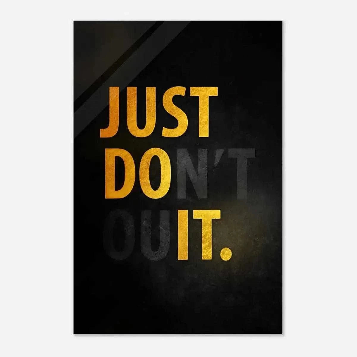Don't quit - Leinwandbild Motivation SimpleCanvas Canvas