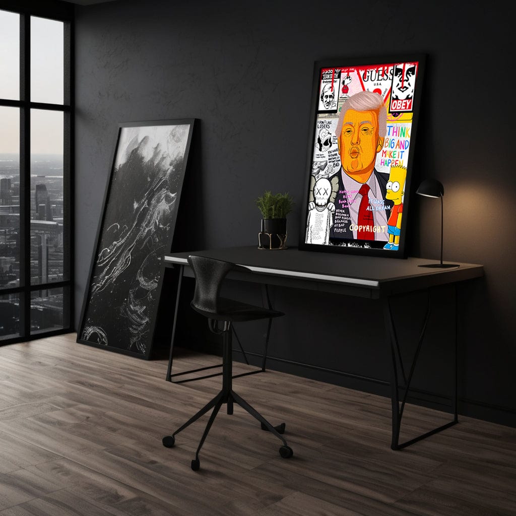 Donald Trump - Leinwandbild Pop Art Mildwords Canvas