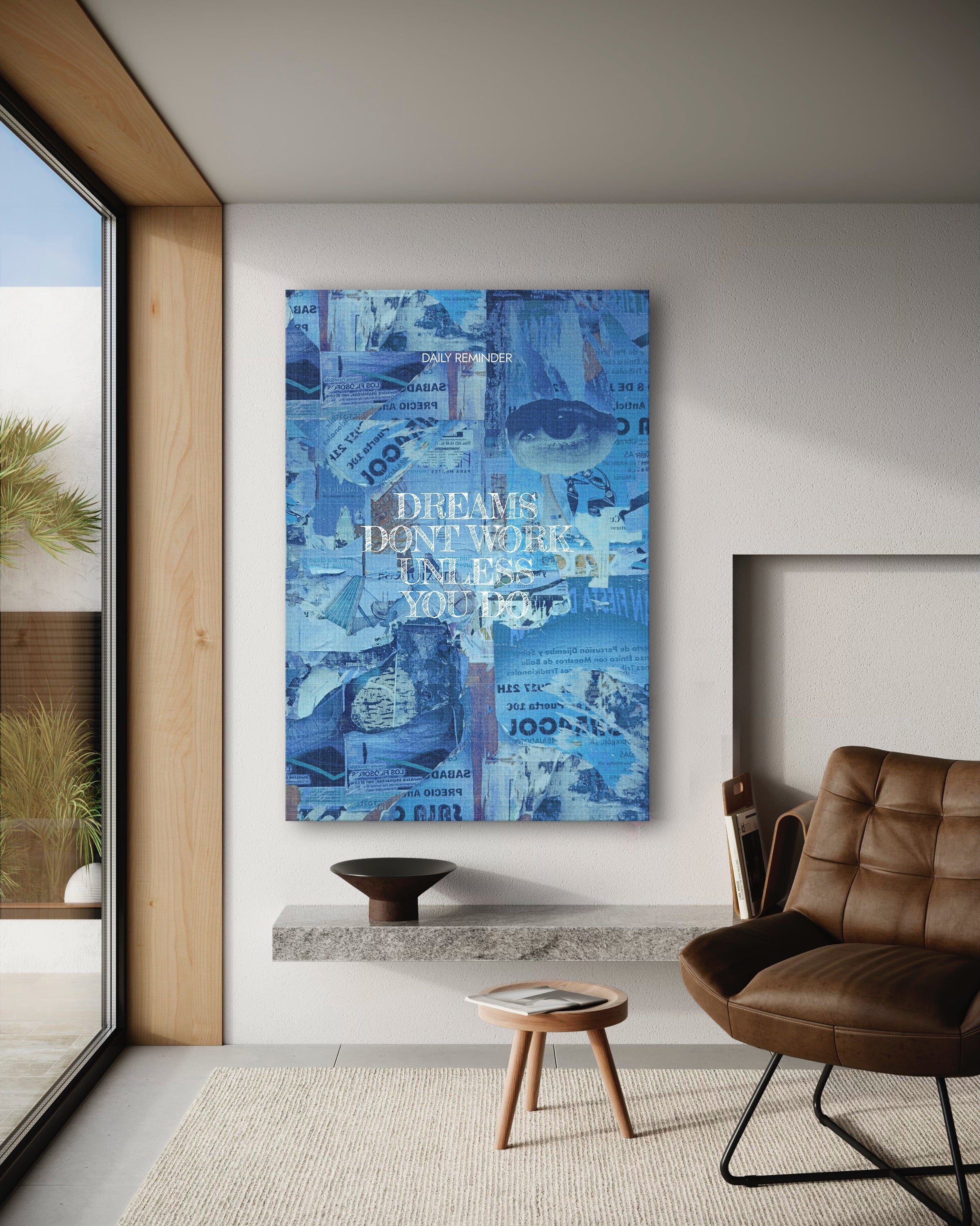 Dreams don't Work - Leinwandbild Motivation SimpleCanvas Canvas