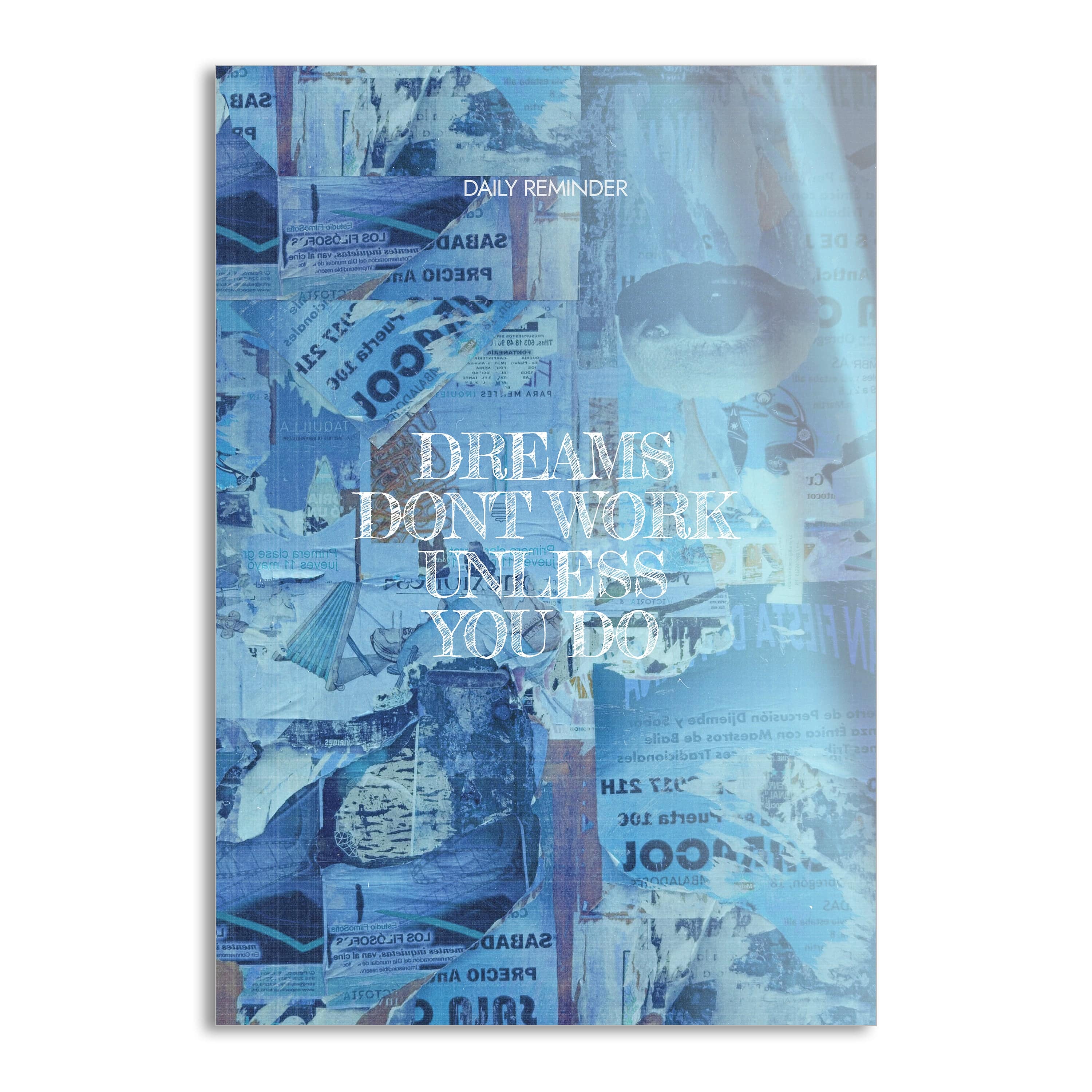 Dreams don't Work - Leinwandbild Motivation SimpleCanvas Canvas