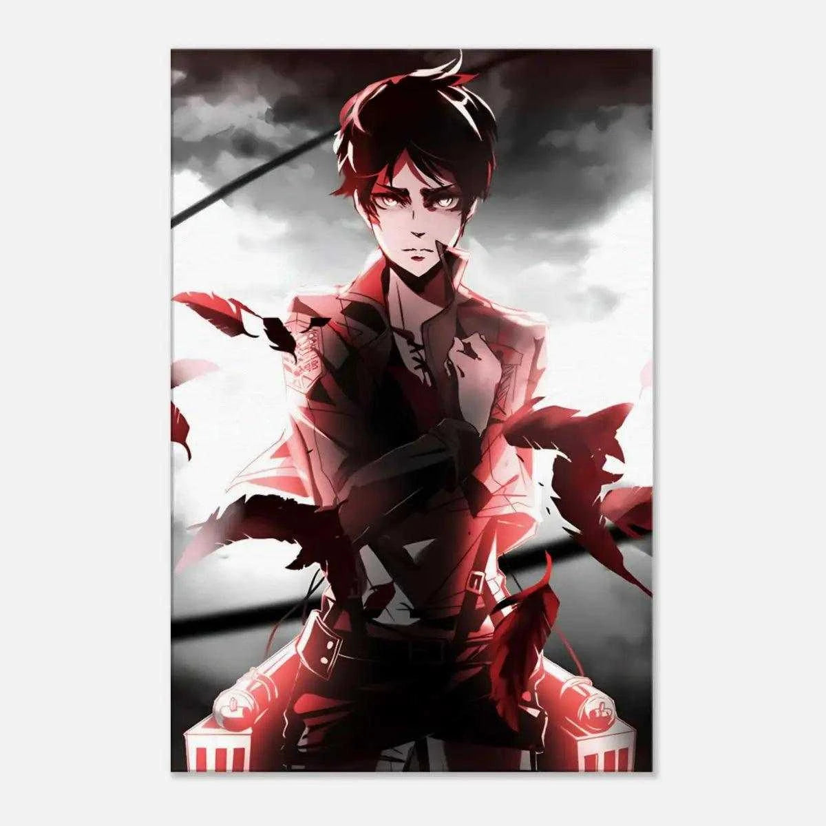 Eren Jaeger - Attack on Titan - Anime Leinwandbild - - 120x160 cm 150x200 cm 20x30 cm 40x60 cm 60x90 cm 80x120 cm anime anime canvas anime themed party anime wallart anime wandbild aot wandbilder attack on titan attack on titan wallpaper brown canvas creating an anime collection decorating a room eren jäger wandbild Foto auf Leinwand gifting to an anime enthusiast leinwandbilder leinwandbilder luxuriös leinwanddeko picture wall art wandbilder