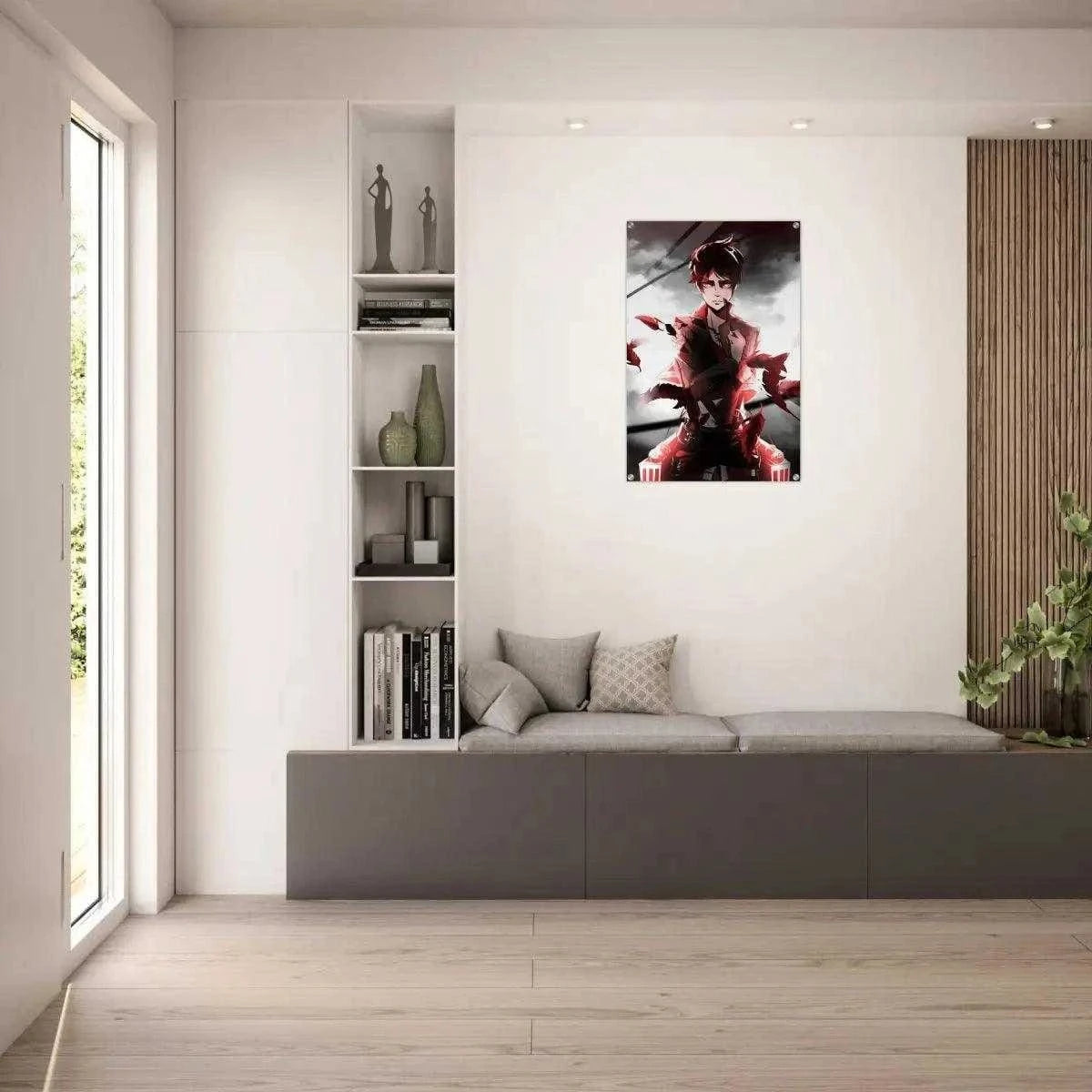 Eren Jaeger - Attack on Titan - Anime Leinwandbild SimpleCanvas Canvas