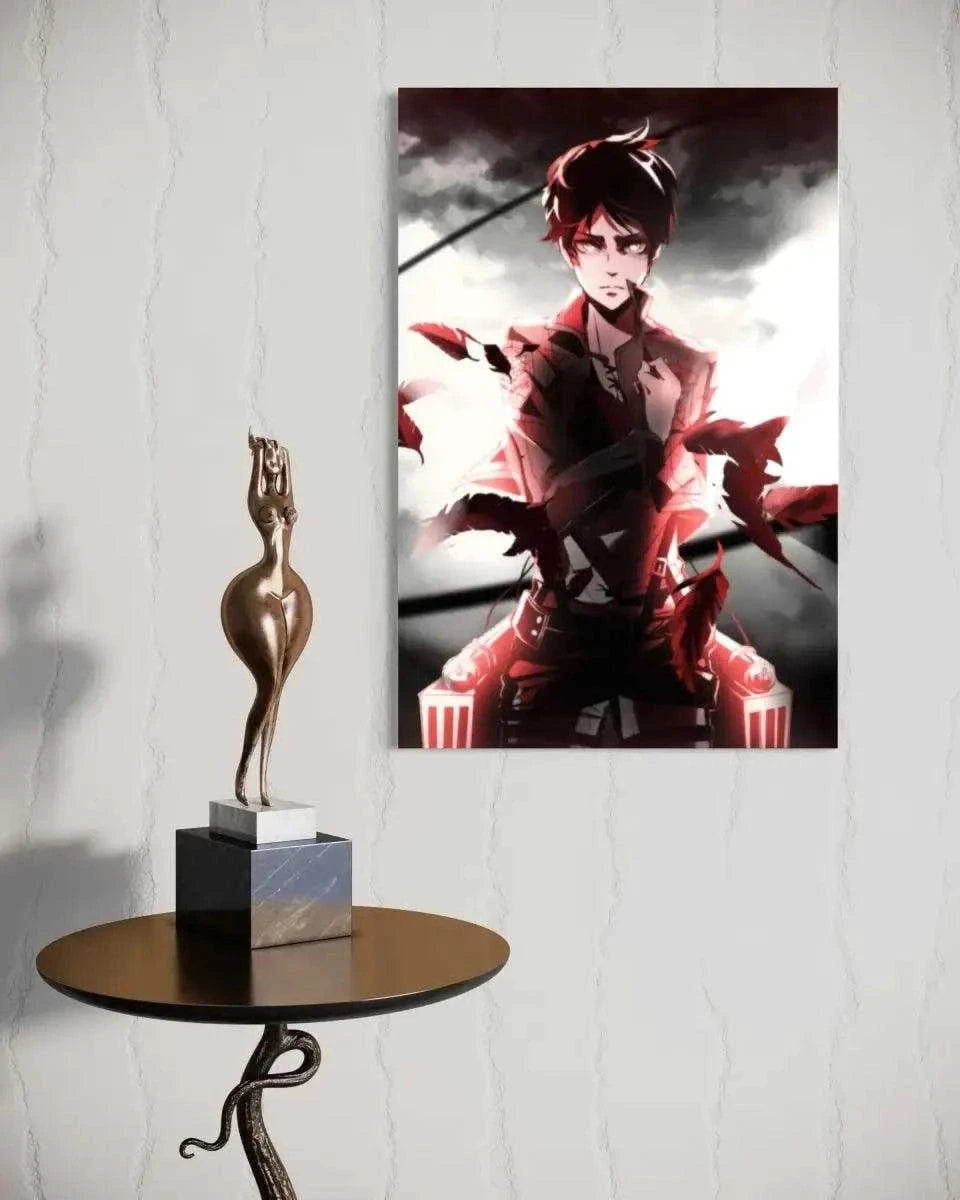 Eren Jaeger - Attack on Titan - Anime Leinwandbild SimpleCanvas Canvas