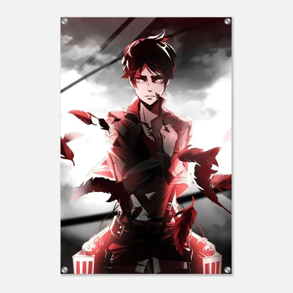 Eren Jaeger - Attack on Titan - Anime Leinwandbild SimpleCanvas Canvas
