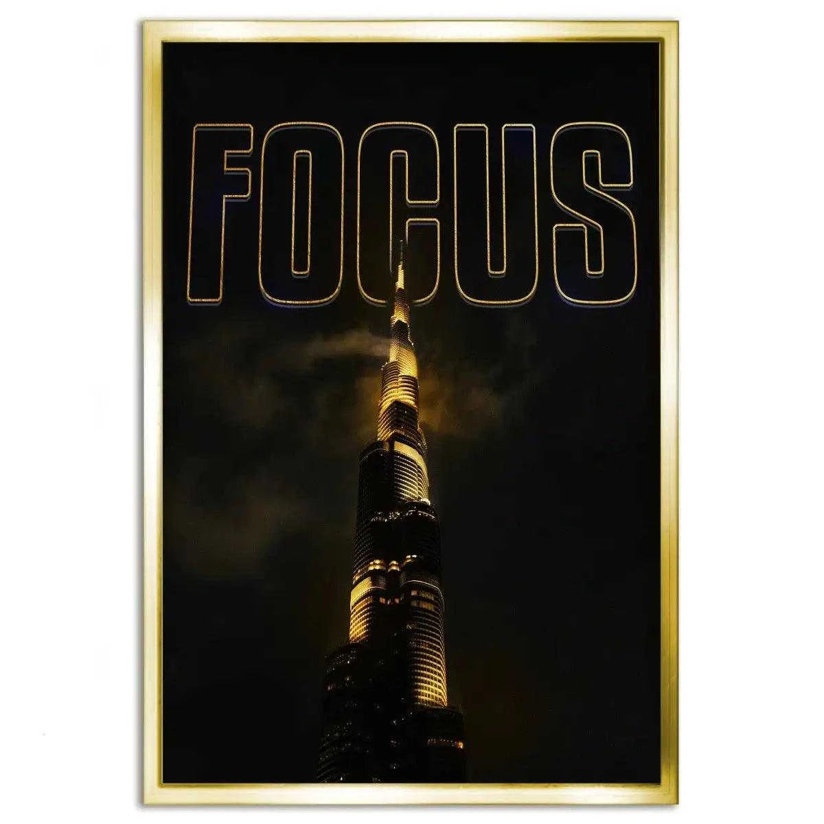 FOCUS - Leinwandbild Motivation - - canvas Foto auf Leinwand hard work beats talent Home Decor leinwandbilder leinwandbilder motivation leinwanddeko luxury canvas mindset canvas motivation canvas motivation wandbild Sublimation Designs wall art wandbilder