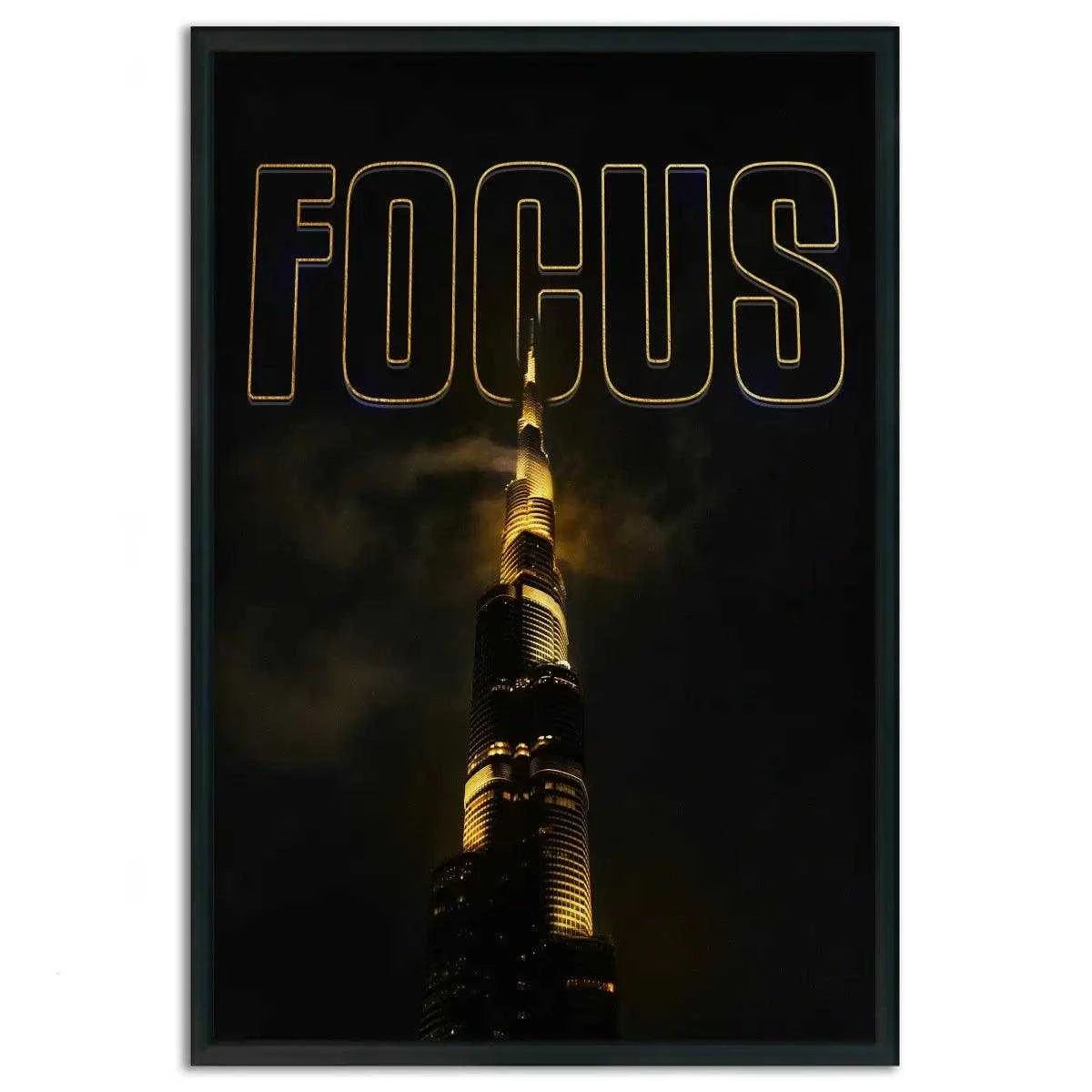 FOCUS - Leinwandbild Motivation - - canvas Foto auf Leinwand hard work beats talent Home Decor leinwandbilder leinwandbilder motivation leinwanddeko luxury canvas mindset canvas motivation canvas motivation wandbild Sublimation Designs wall art wandbilder