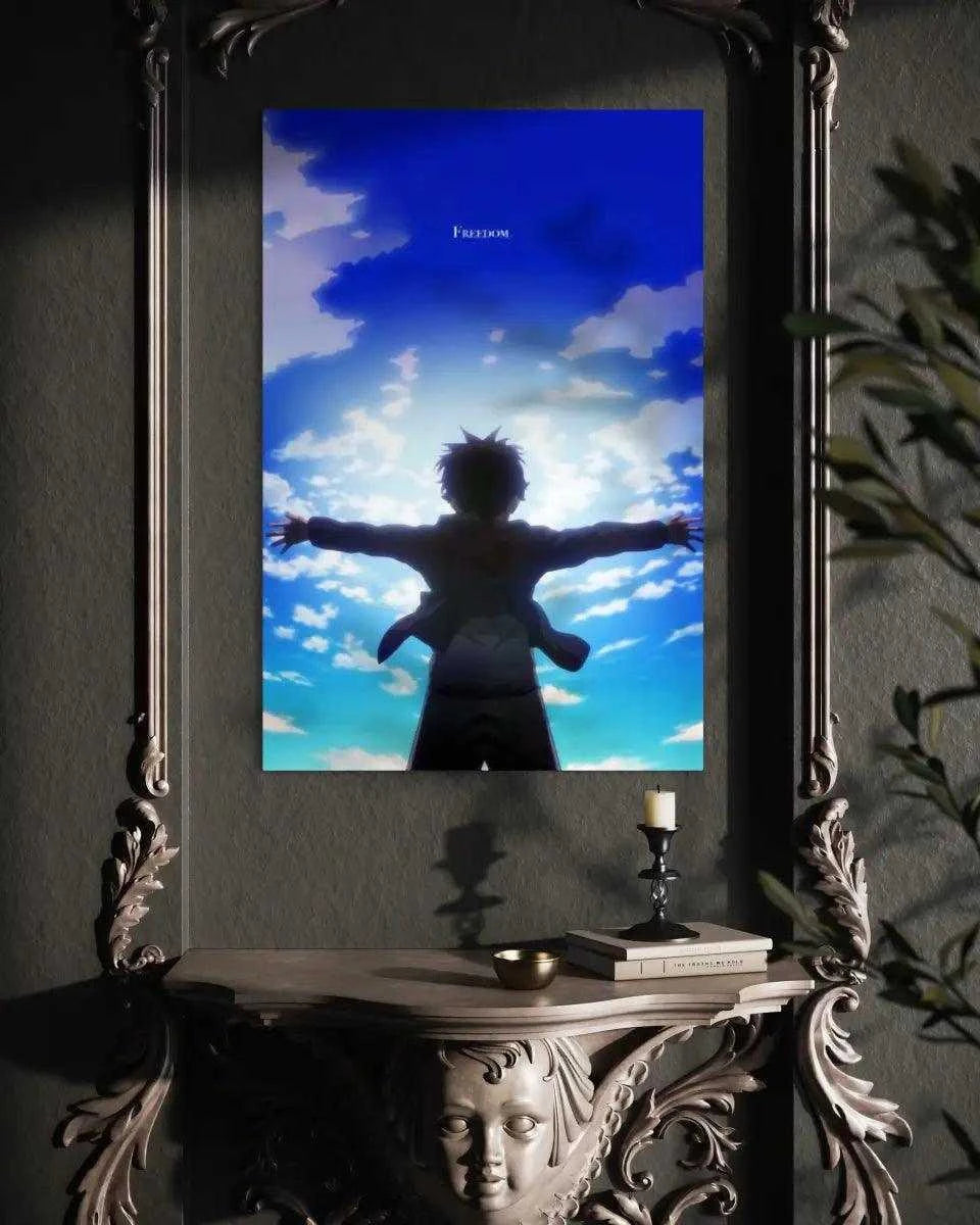 Freedom - Attack on Titan - Anime Leinwandbild - - anime canvas anime wallart anime wandbild aot wandbilder attack on titan attack on titan wallpaper canvas eren jäger wandbild Foto auf Leinwand leinwandbilder leinwandbilder luxuriös leinwanddeko wall art wandbilder