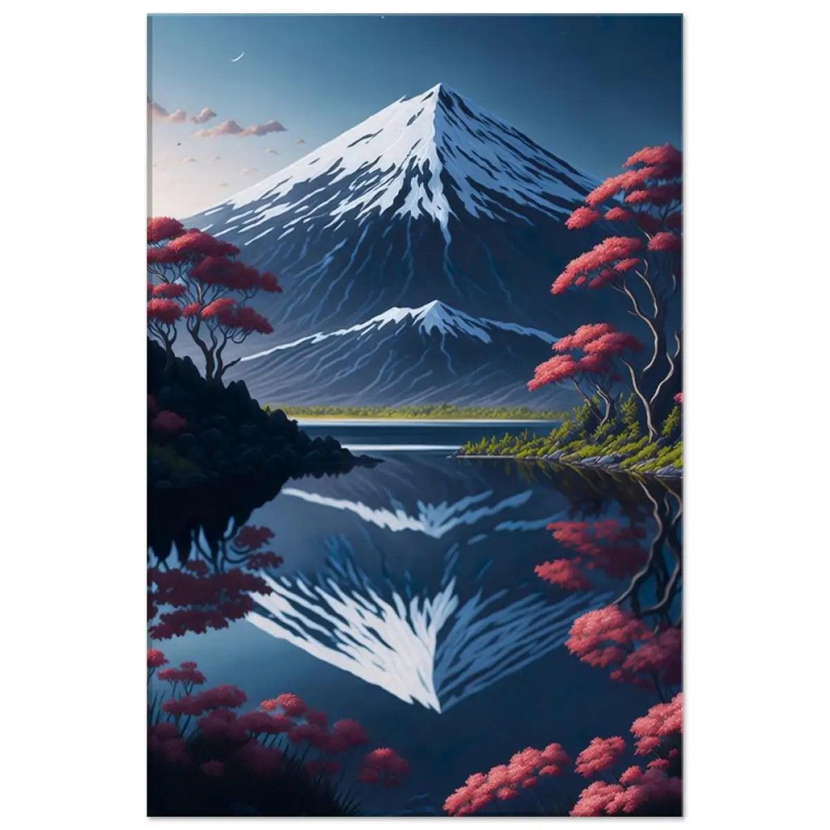 Fuji - Leinwandbild Japanisch - - 120x160 cm 150x200 cm 20x30 cm 40x60 cm 60x90 cm 80x120 cm bilder japan canvas canvas print Foto auf Leinwand Home Decor japan landscape Japanese japanese canvas japanese wall art japanese wallart japanische wanddeko japanische Wandkunst leinwandbilder leinwandbilder japanisch leinwanddeko Mount Fuji wall art wandbilder