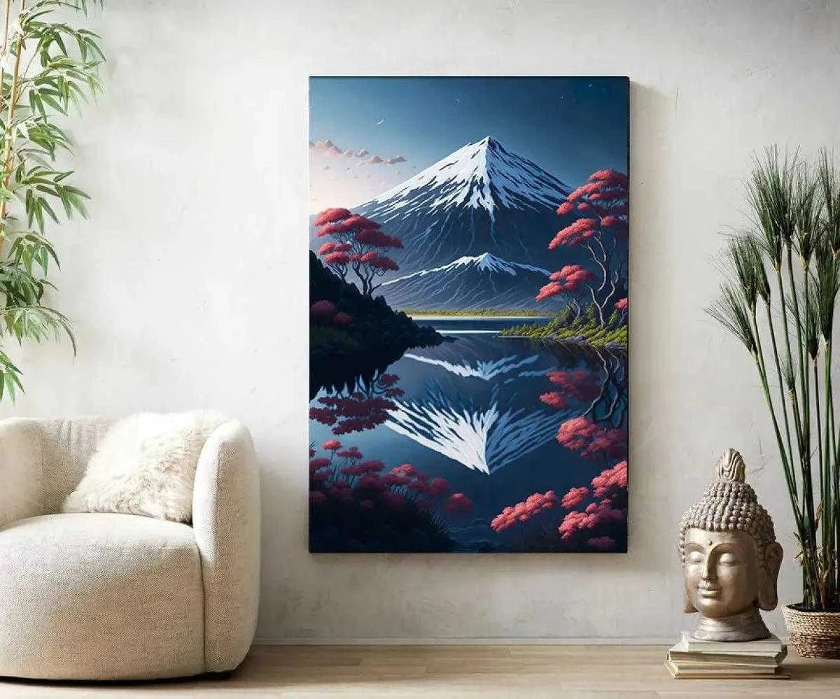 Fuji - Leinwandbild Japanisch SimpleCanvas Canvas