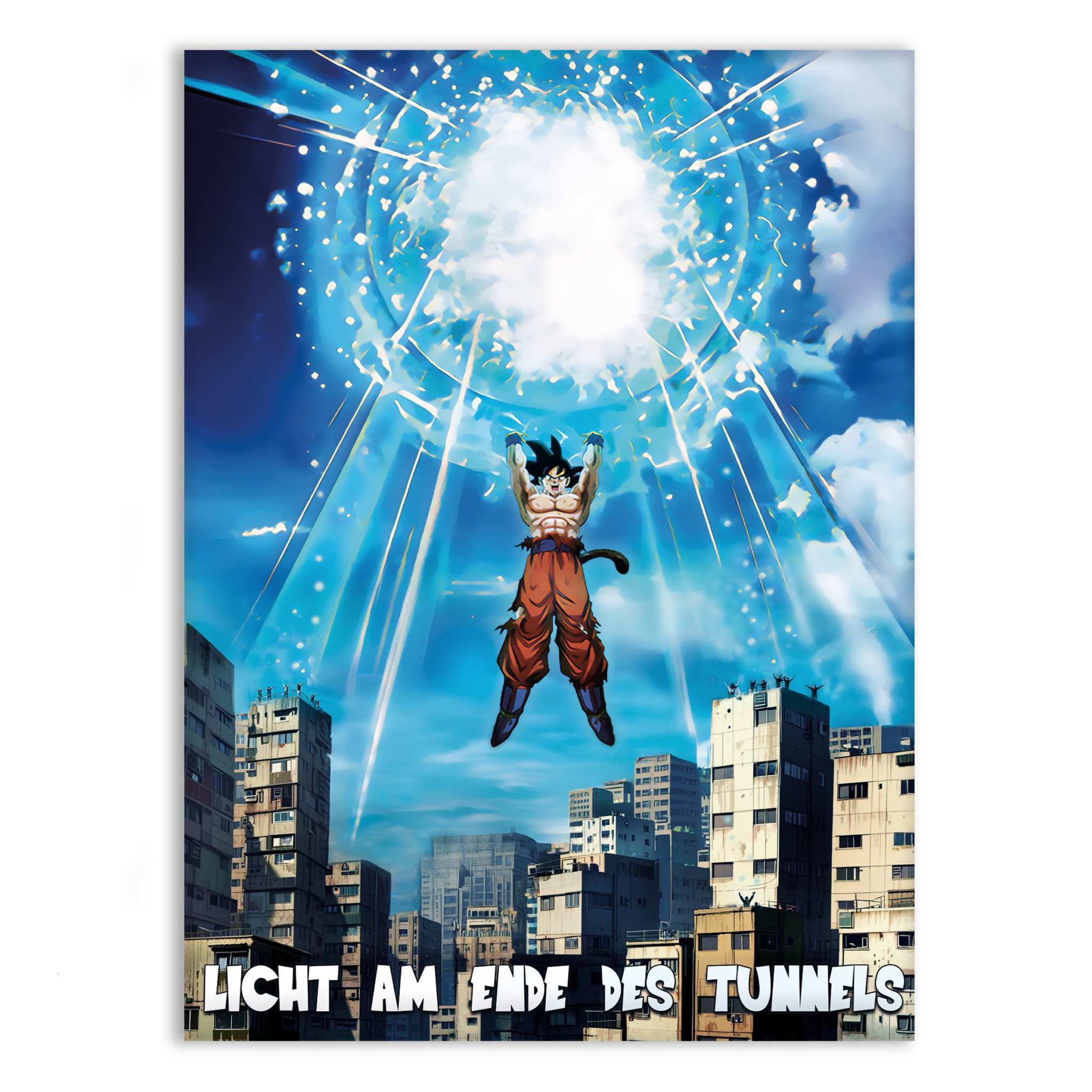 Ghetto Genkidama x SHADOW030 - Dragon Ball - Anime Leinwandbild SimpleCanvas Canvas