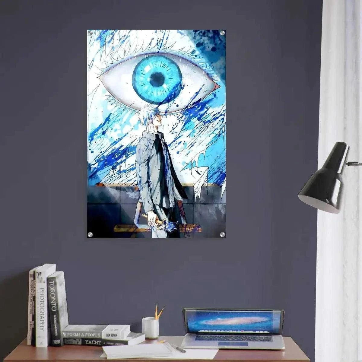 Gojo's Blue Eyes - Jujutsu Kaisen - Anime Leinwandbild SimpleCanvas Canvas
