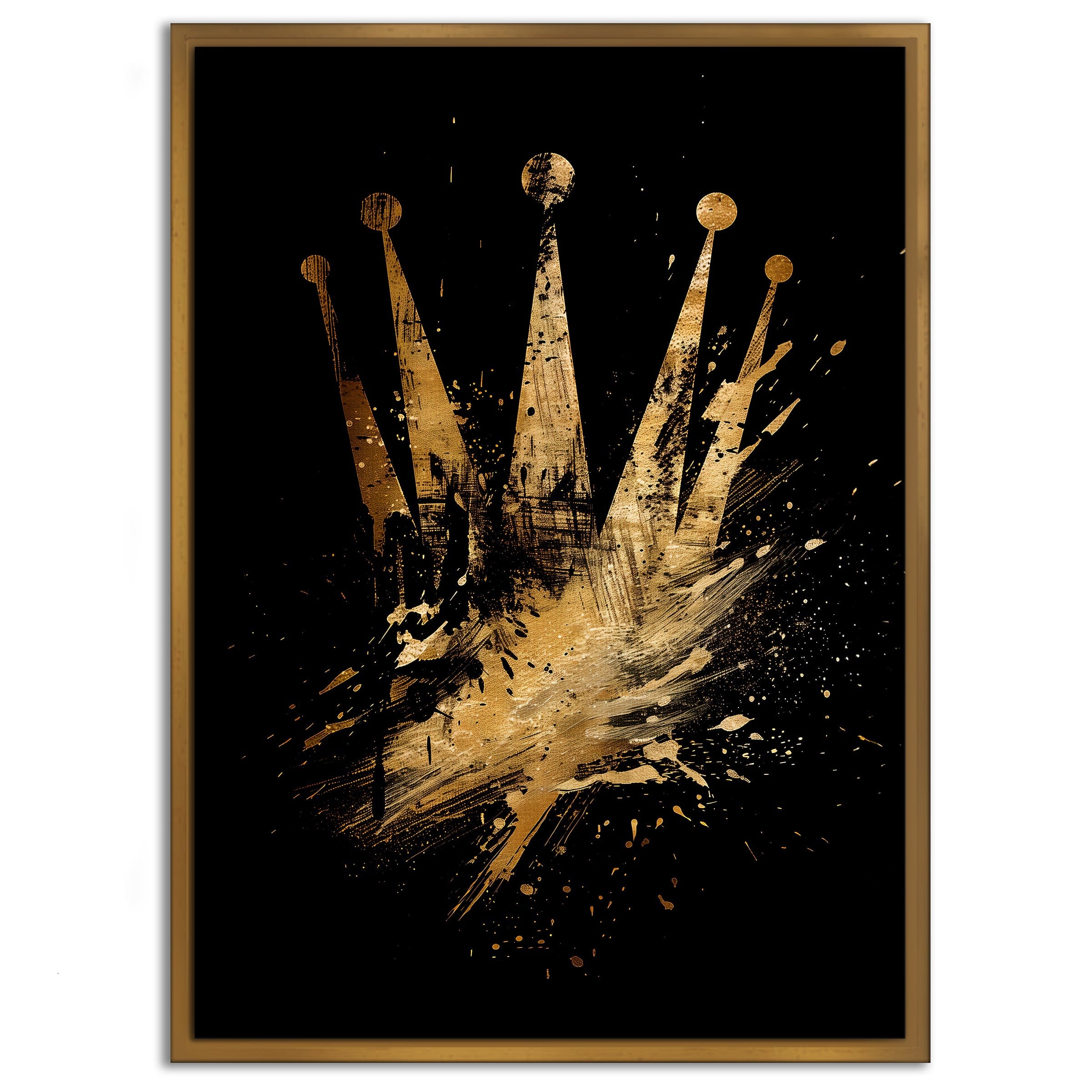 Golden Rolex - Leinwandbild Pop Art / Luxuriös SimpleCanvas Canvas