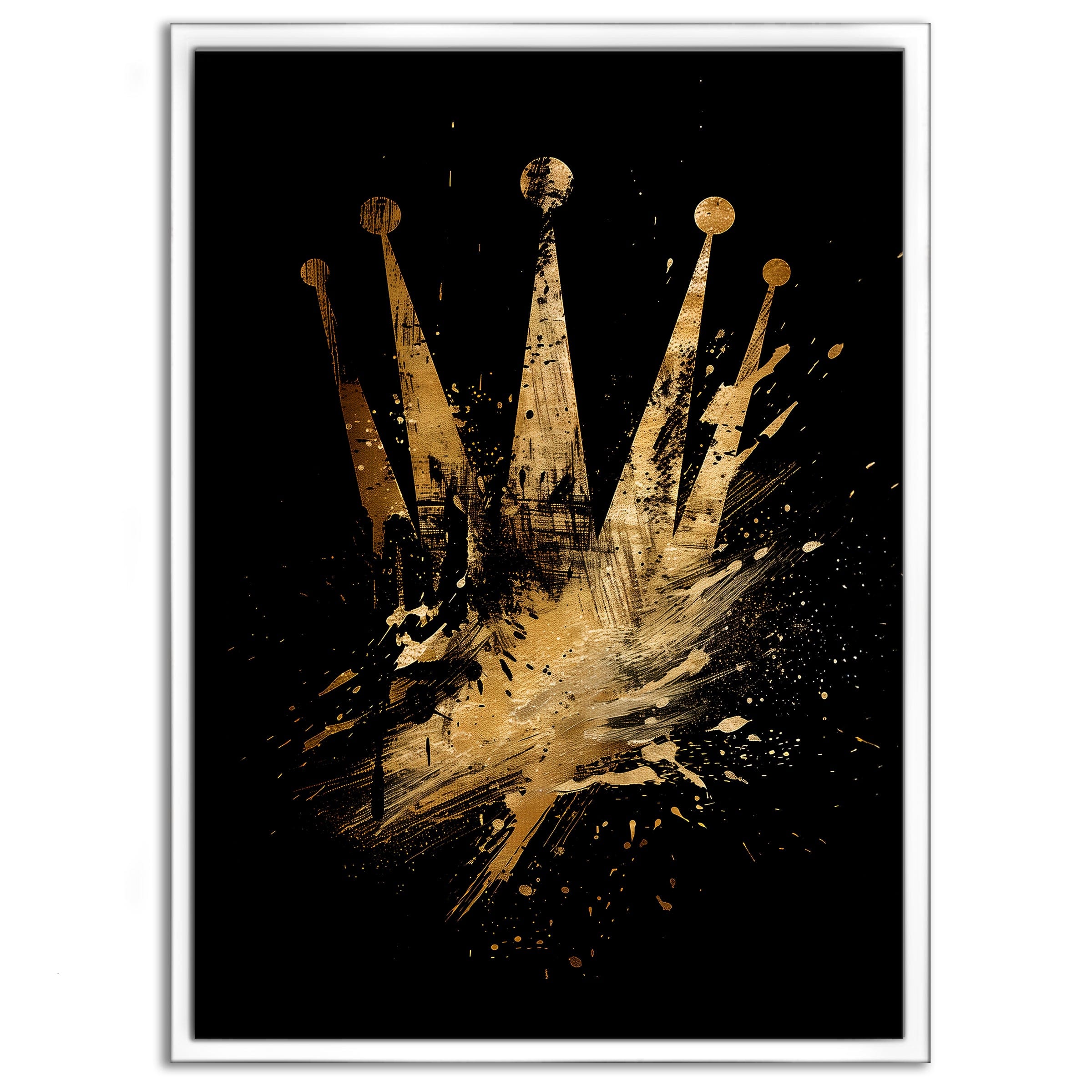 Golden Rolex - Leinwandbild Pop Art / Luxuriös SimpleCanvas Canvas