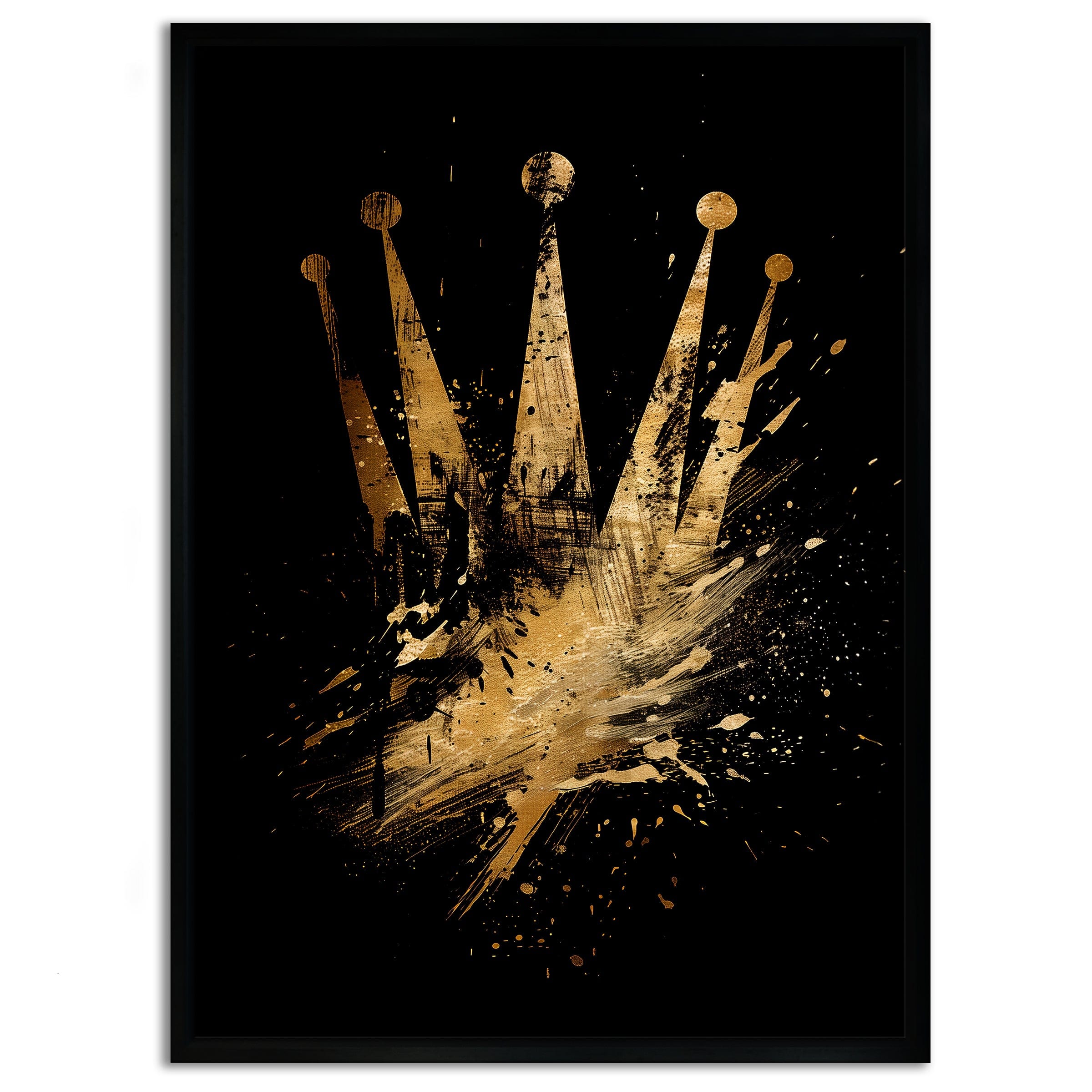 Golden Rolex - Leinwandbild Pop Art / Luxuriös SimpleCanvas Canvas