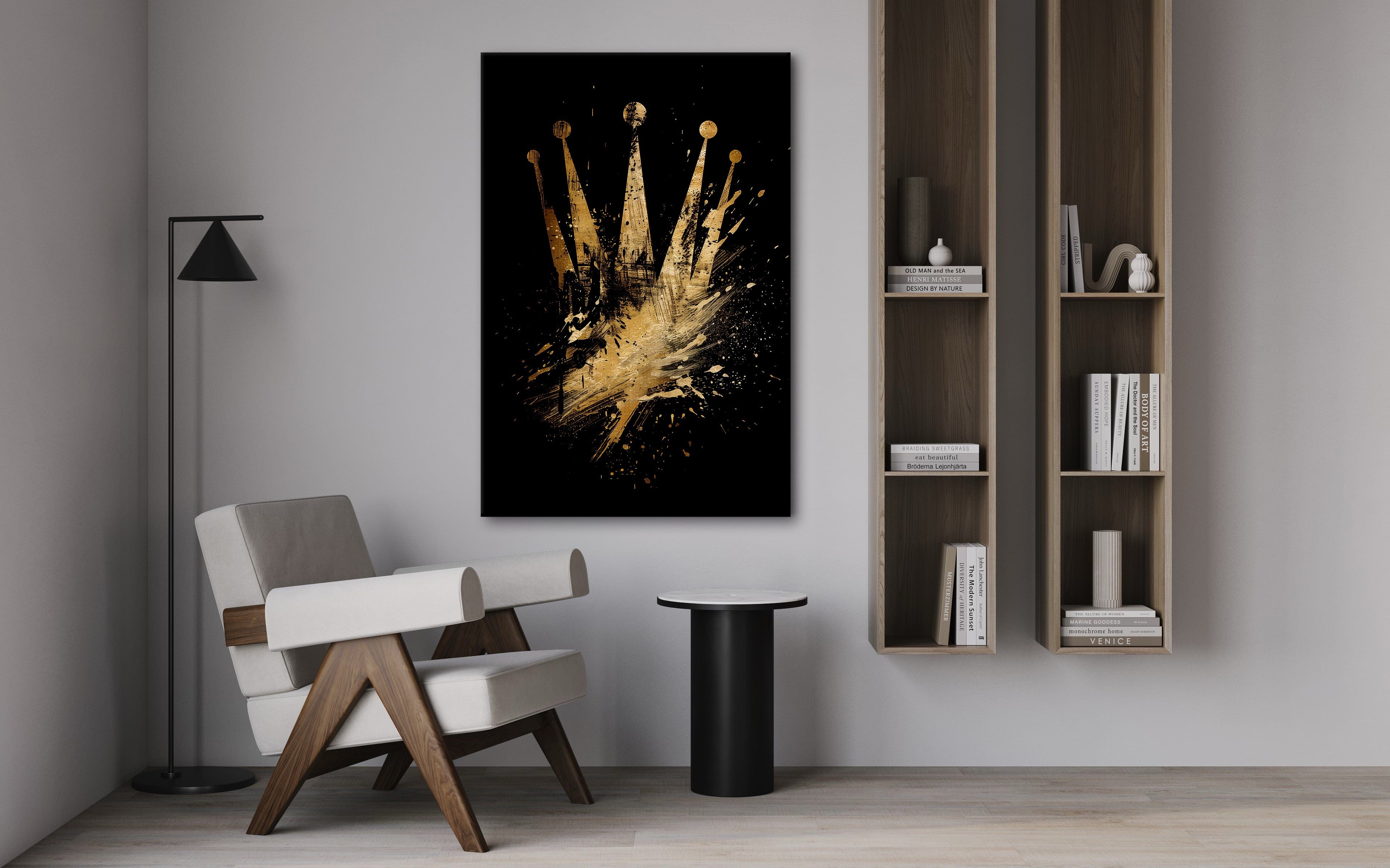 Golden Rolex - Leinwandbild Pop Art / Luxuriös SimpleCanvas Canvas