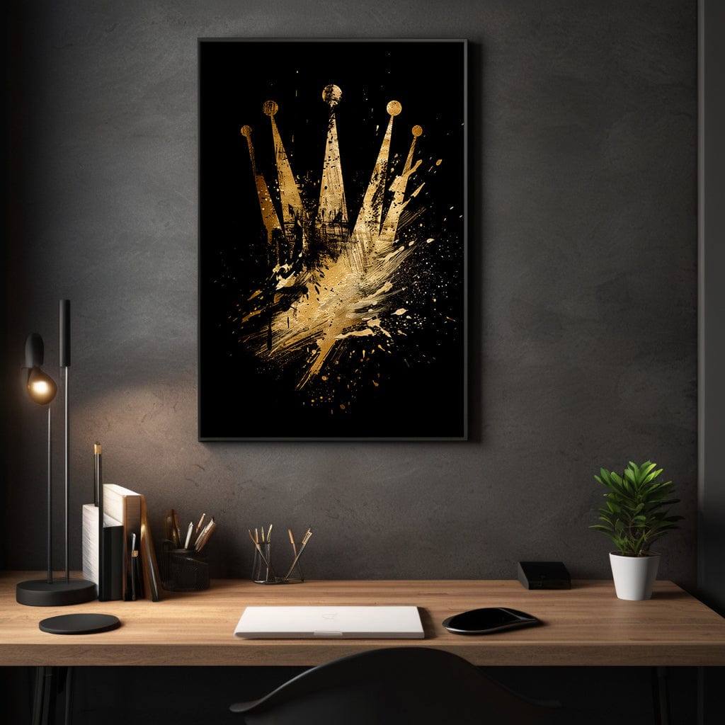 Golden Rolex - Leinwandbild Pop Art / Luxuriös SimpleCanvas Canvas