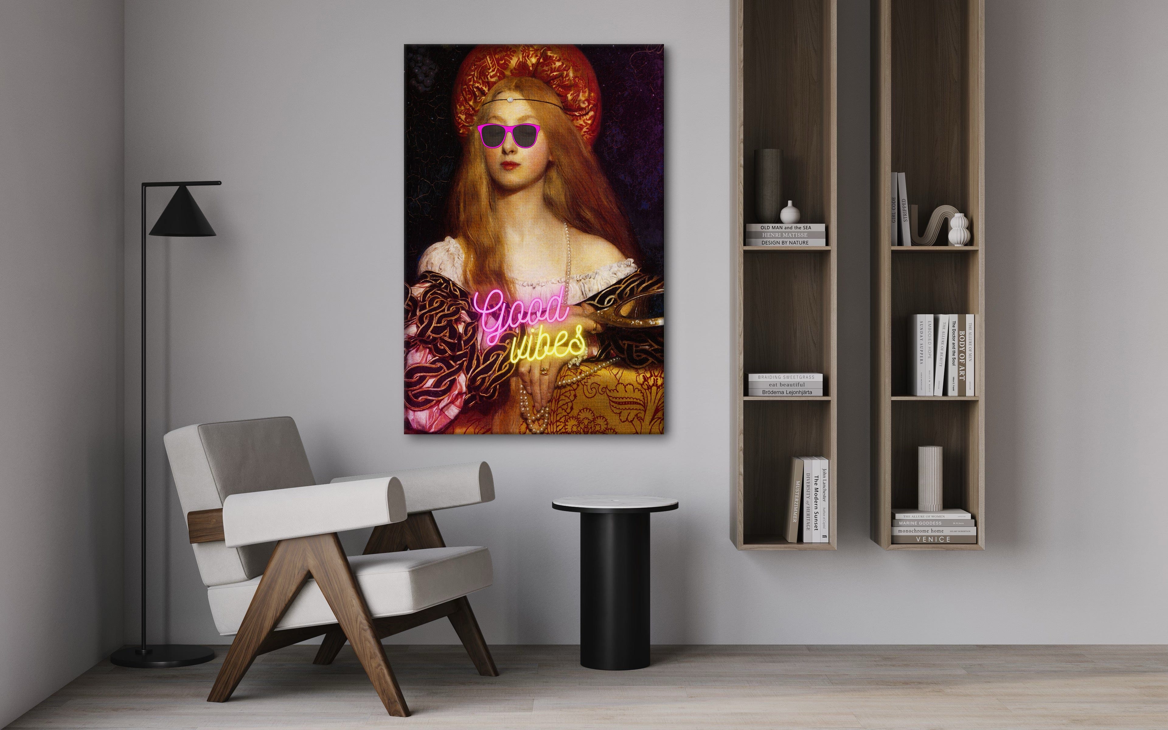 Good Vibes - Leinwandbild Quotes SimpleCanvas Canvas