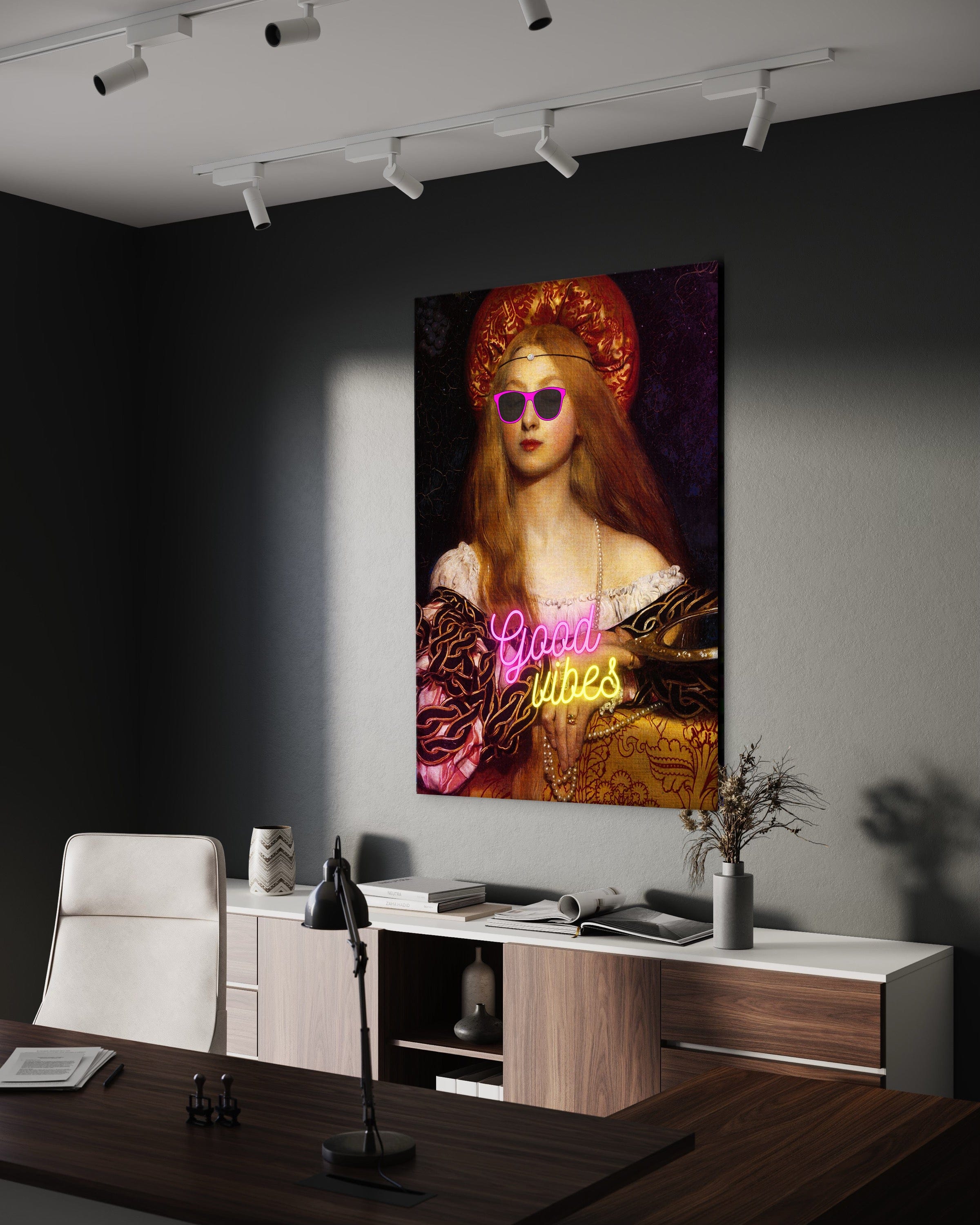 Good Vibes - Leinwandbild Quotes SimpleCanvas Canvas