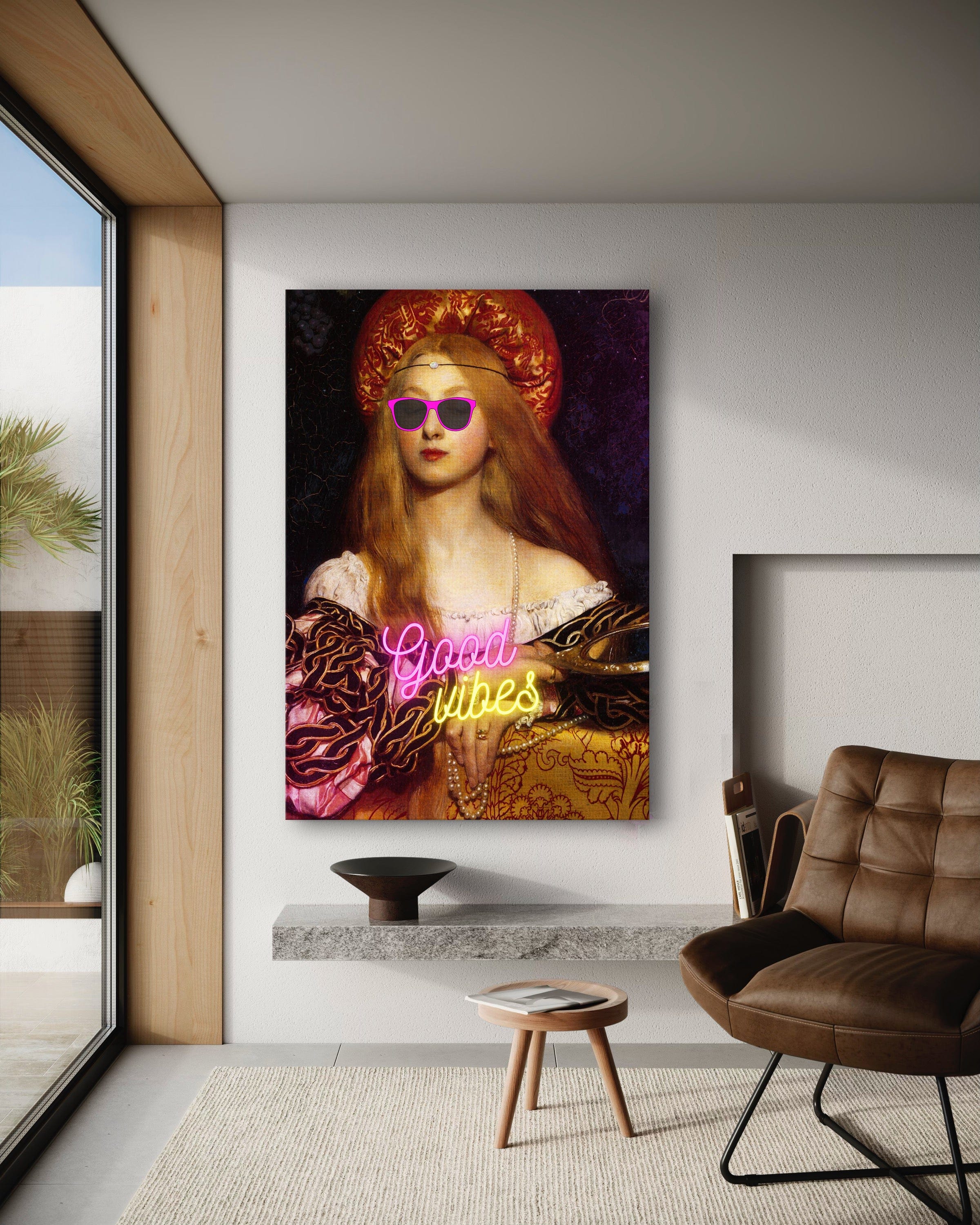 Good Vibes - Leinwandbild Quotes SimpleCanvas Canvas