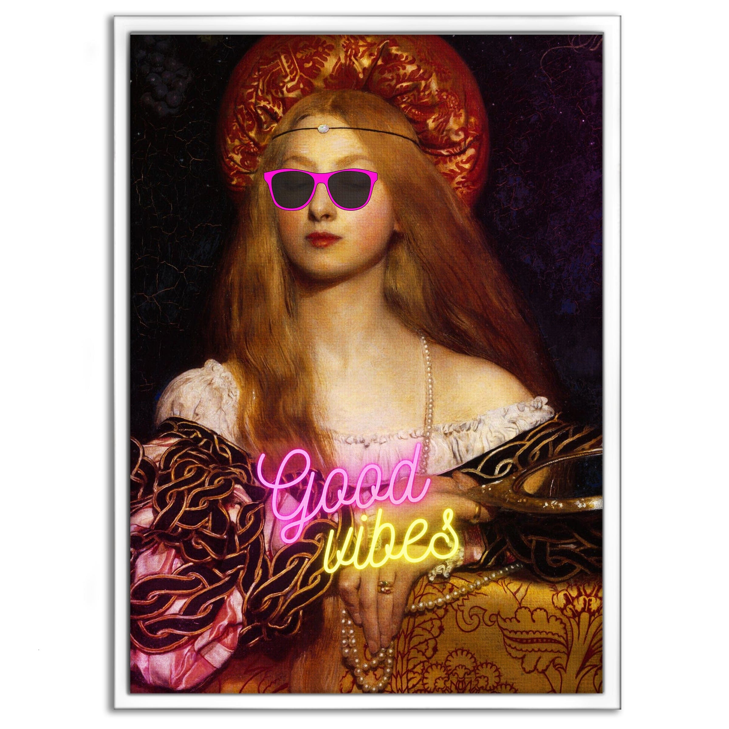 Good Vibes - Leinwandbild Quotes SimpleCanvas Canvas