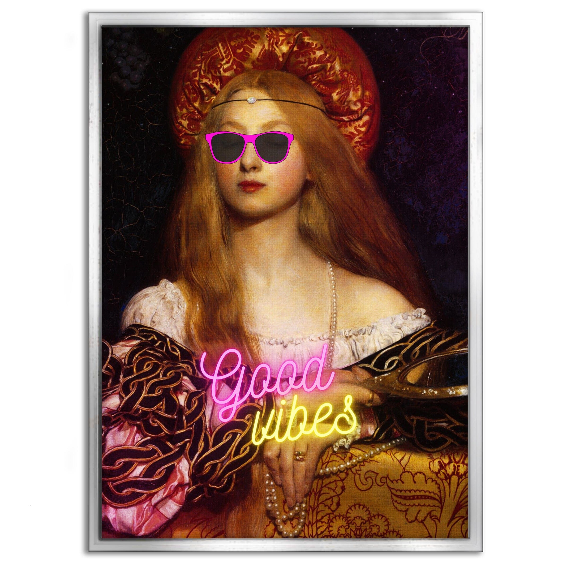 Good Vibes - Leinwandbild Quotes SimpleCanvas Canvas