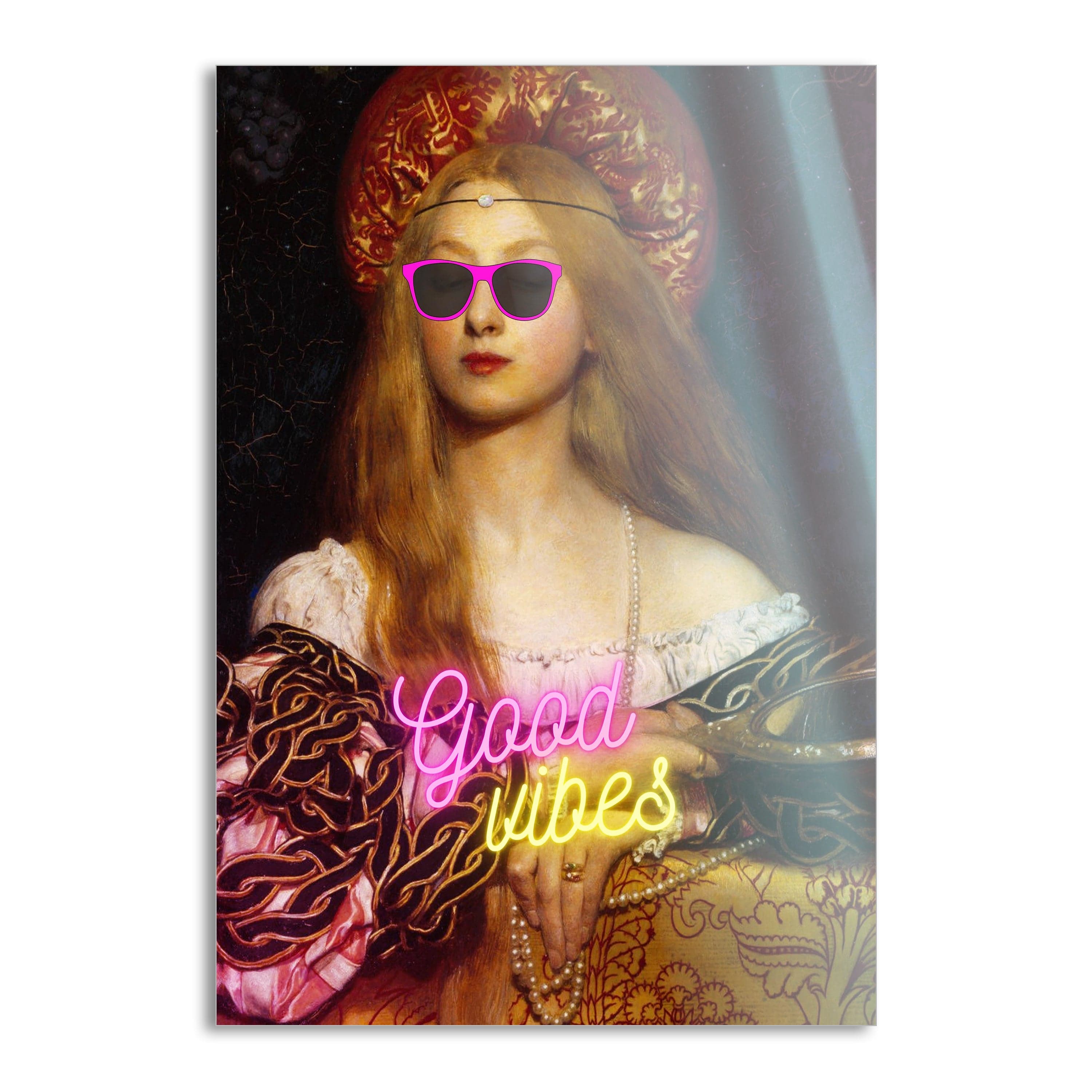 Good Vibes - Leinwandbild Quotes SimpleCanvas Canvas