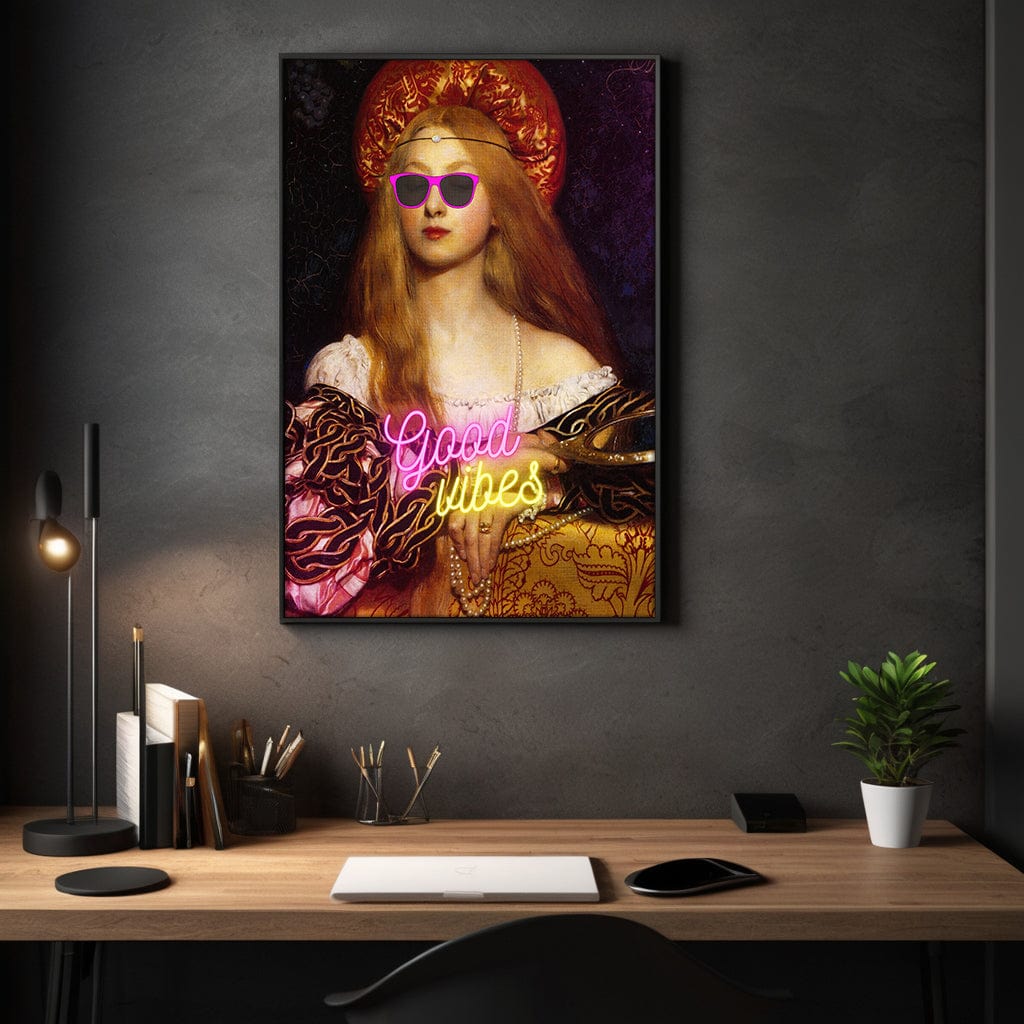 Good Vibes - Leinwandbild Quotes SimpleCanvas Canvas