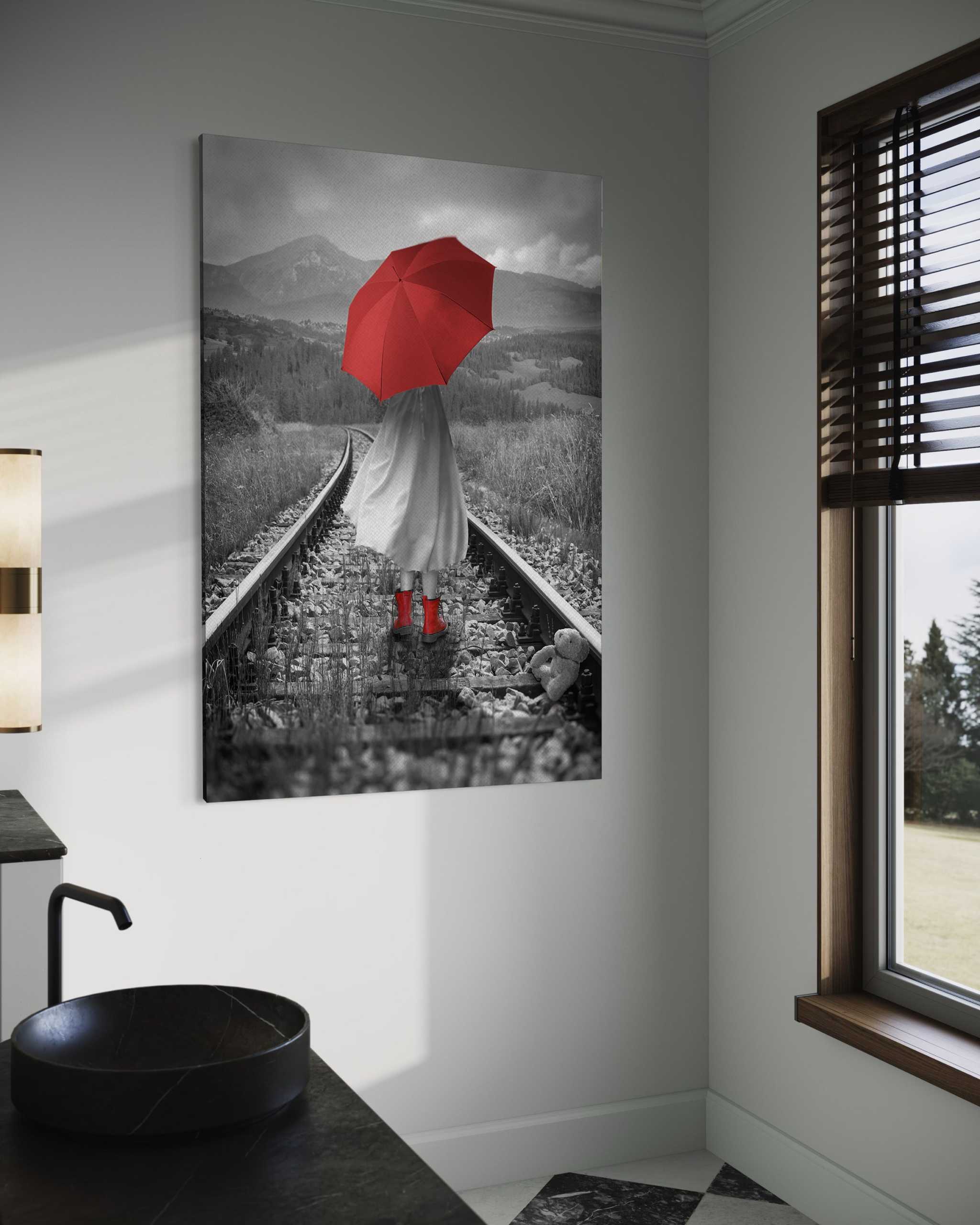 Grow fast - Leinwandbild Stadt SimpleCanvas Canvas