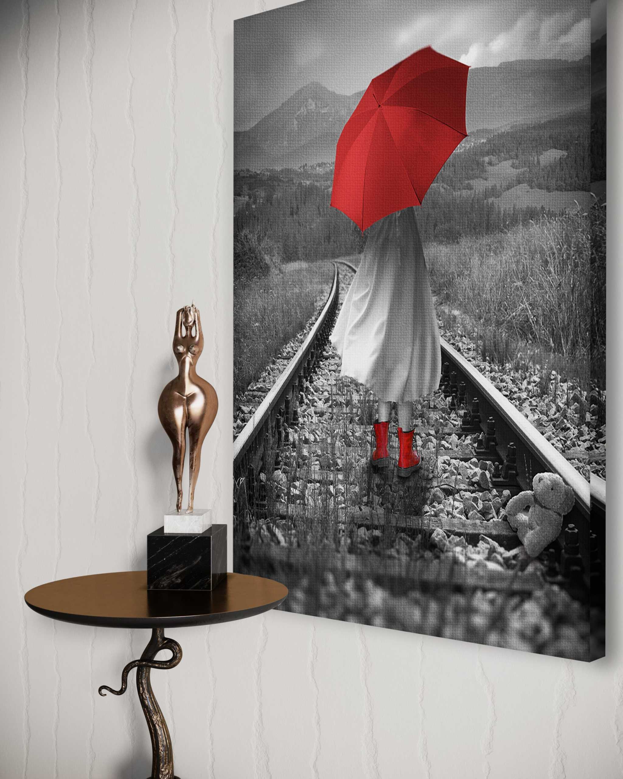 Grow fast - Leinwandbild Stadt SimpleCanvas Canvas