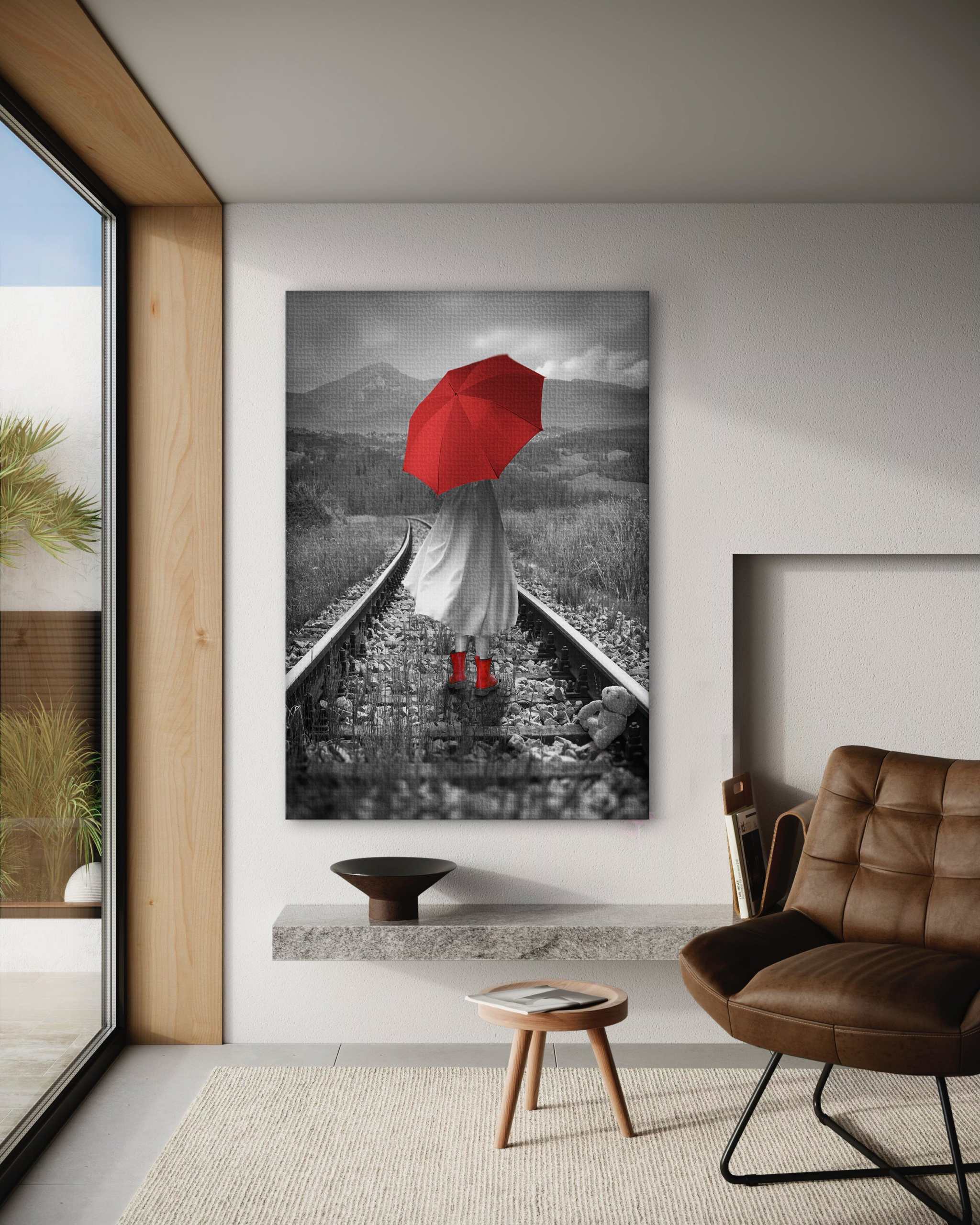 Grow fast - Leinwandbild Stadt SimpleCanvas Canvas