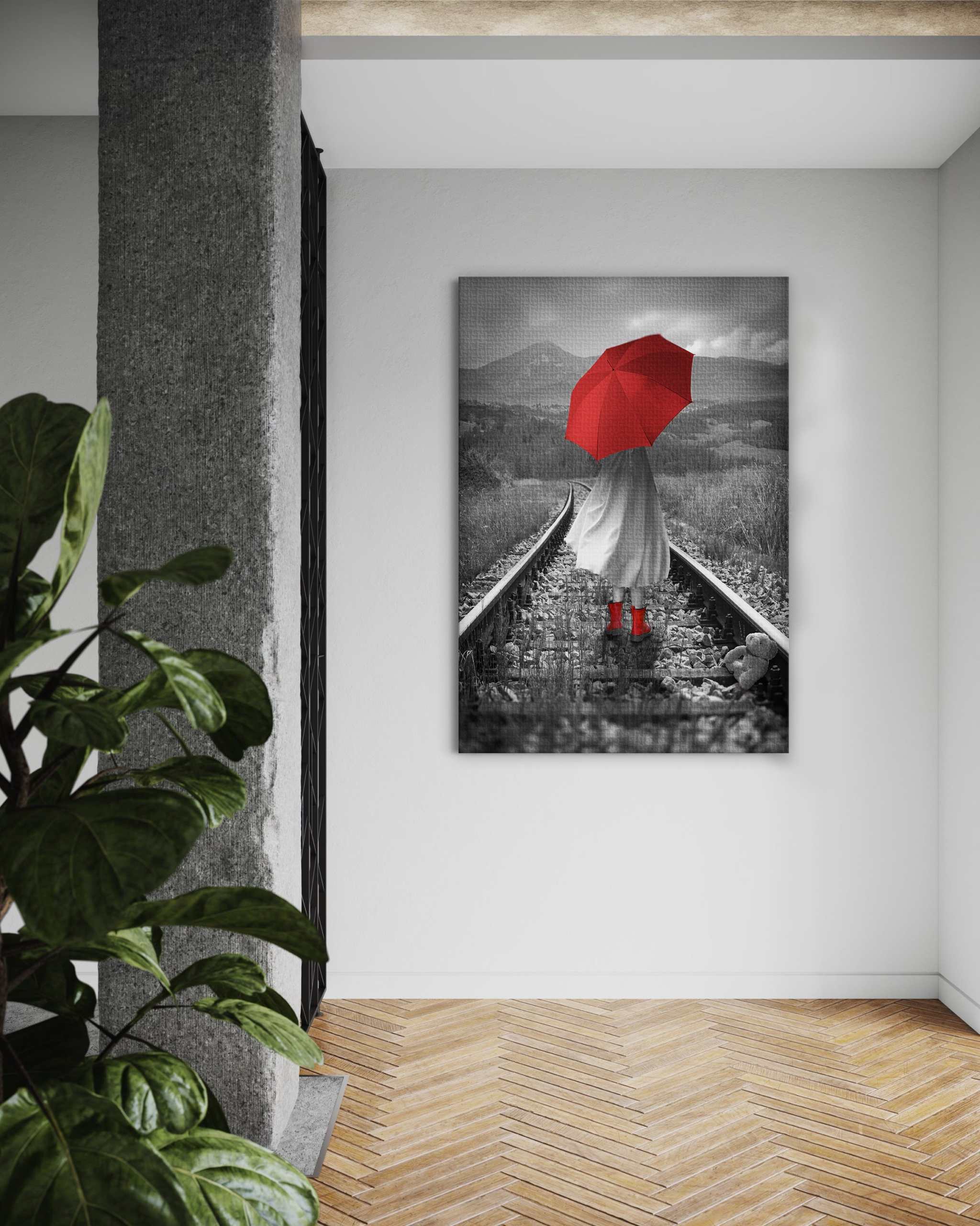 Grow fast - Leinwandbild Stadt SimpleCanvas Canvas