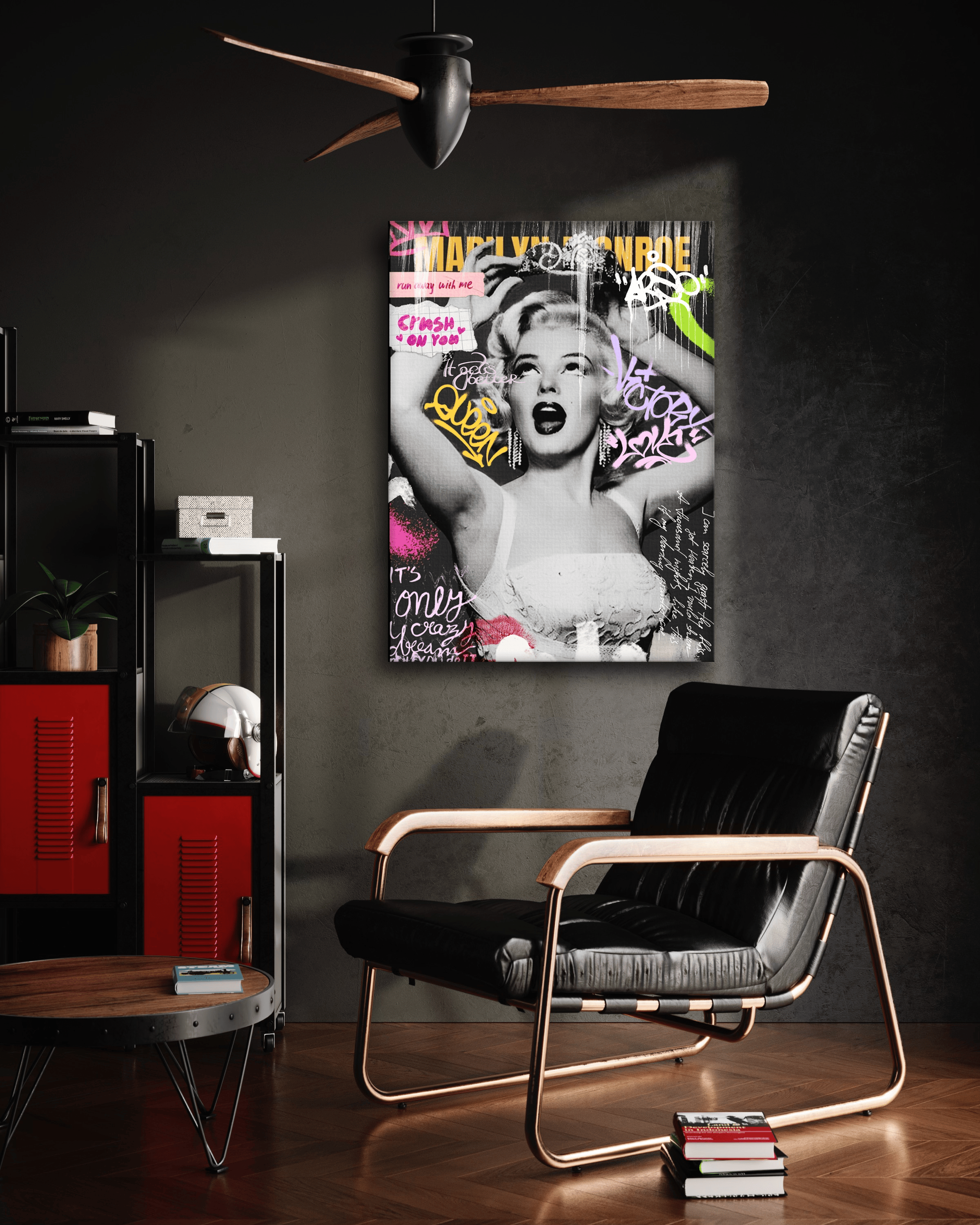 I am a Queen - Leinwandbild Pop Art/Street Art HeryKurni Canvas