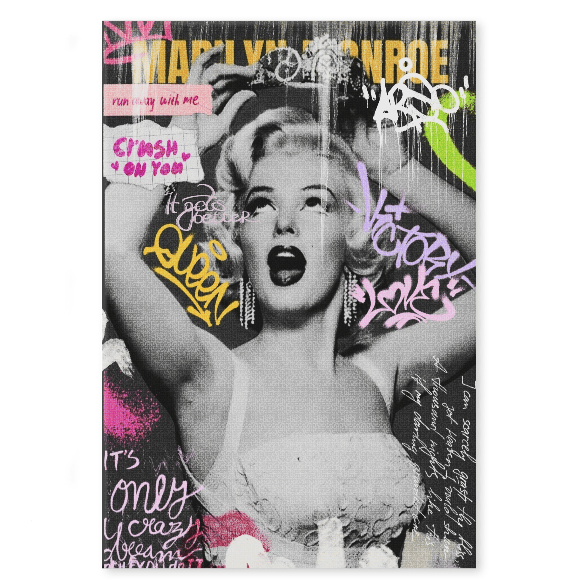 I am a Queen - Leinwandbild Pop Art/Street Art HeryKurni Canvas