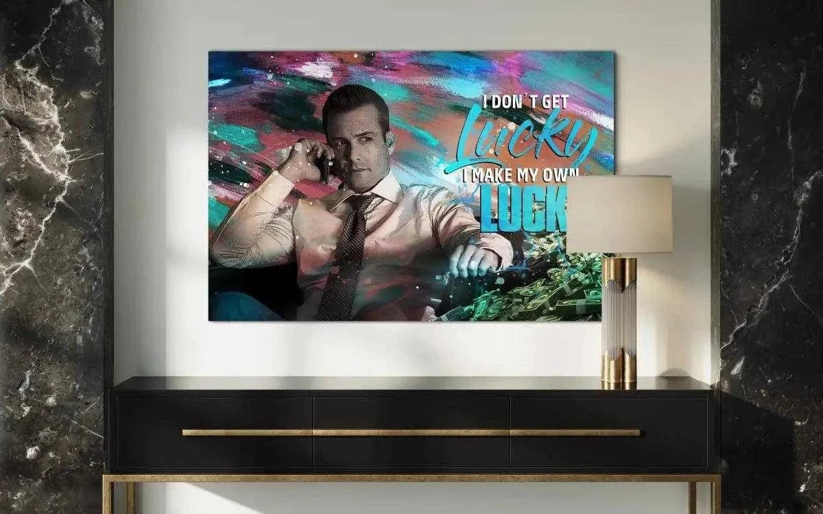 I make my own luck - Leinwandbild Motivation SimpleCanvas Canvas