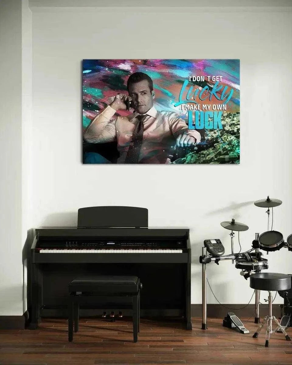 I make my own luck - Leinwandbild Motivation SimpleCanvas Canvas