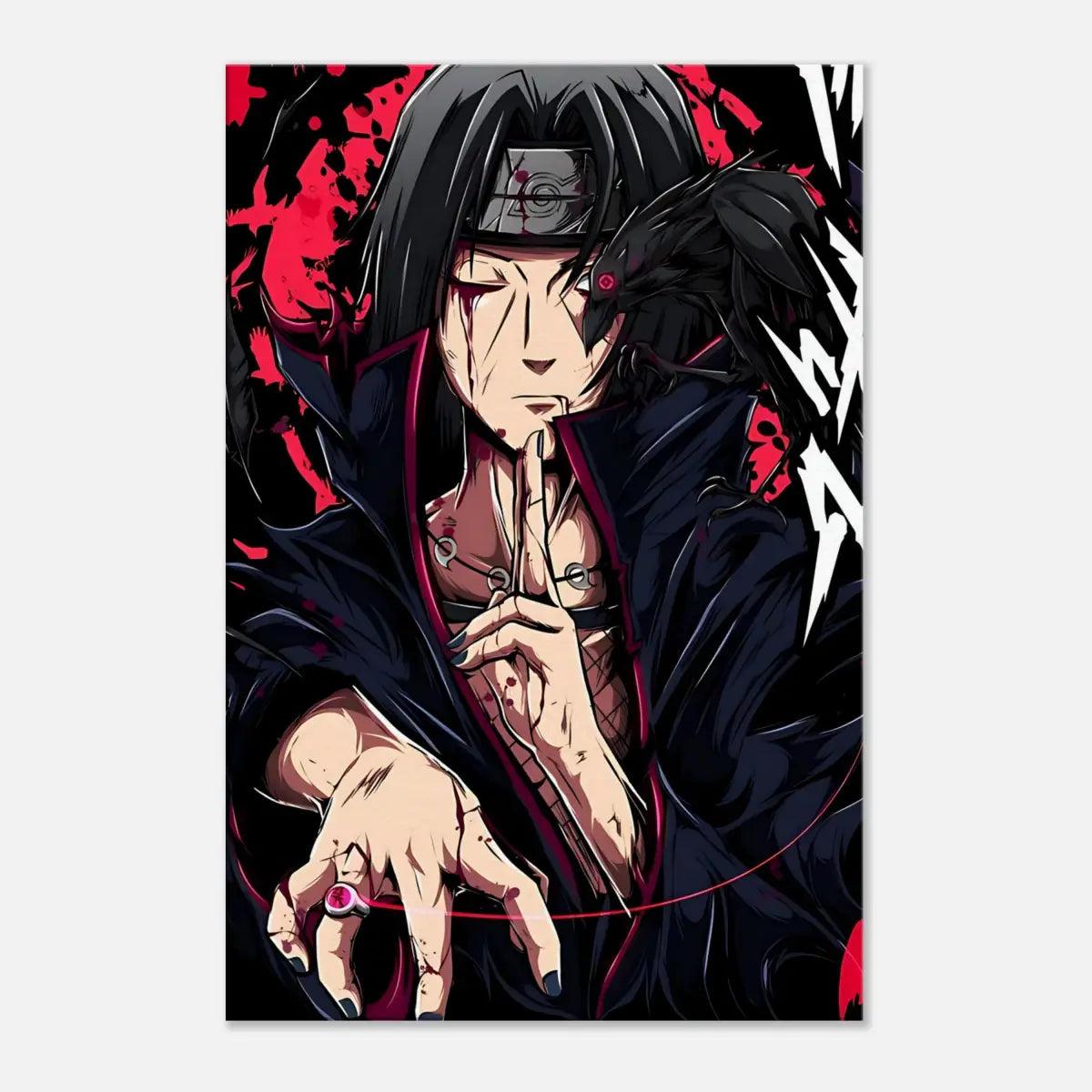 Itachi Uchiha - Anime Leinwandbild - - 120x160 cm 150x200 cm 20x30 cm 40x60 cm 60x90 cm 80x120 cm anime canvas anime wallart anime wandbild black canvas cars wall art decorative art fan merchandise Foto auf Leinwand gift Home Decor itachi wandbild leinwandbilder leinwandbilder luxuriös leinwandbilder motivation leinwanddeko luxury canvas luxury wall art mindset canvas patterned picture pop art red wall art wandbilder