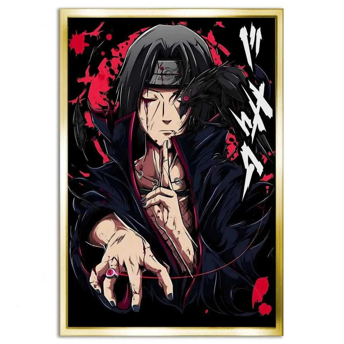 Itachi Uchiha - Anime Leinwandbild SimpleCanvas Canvas