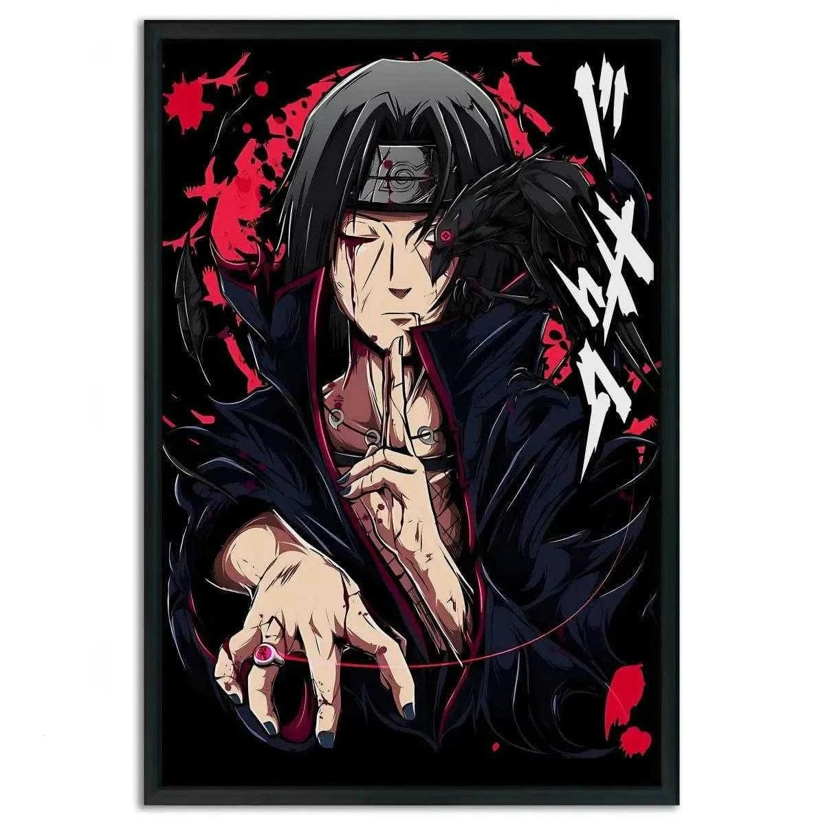Itachi Uchiha - Anime Leinwandbild SimpleCanvas Canvas