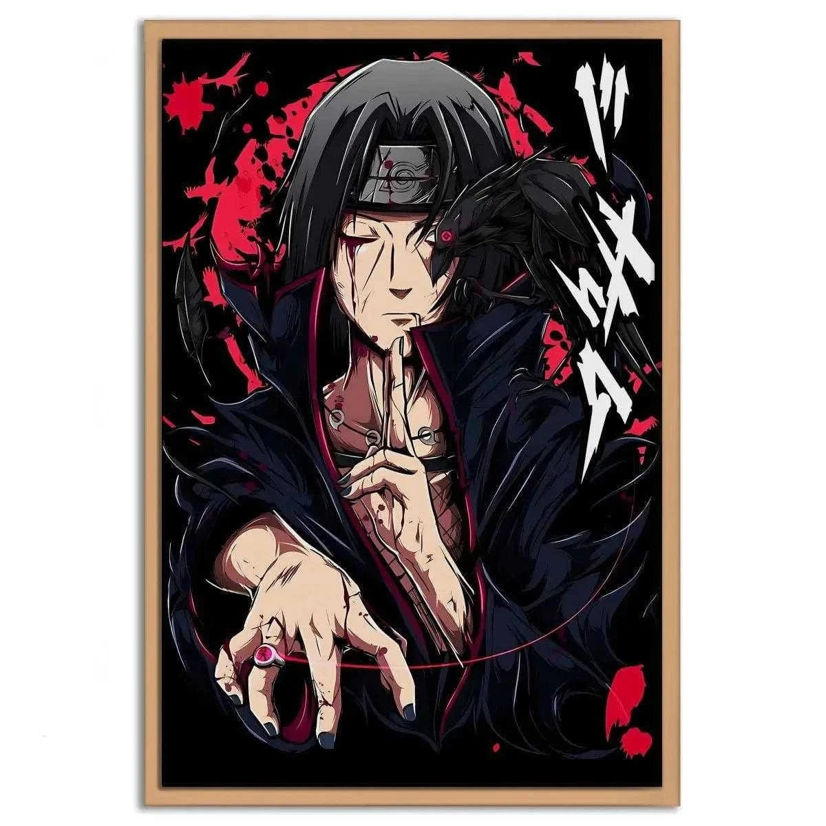 Itachi Uchiha - Anime Leinwandbild SimpleCanvas Canvas