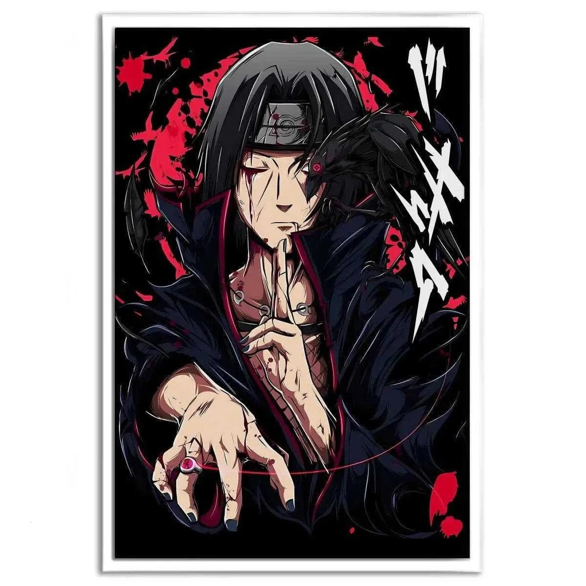 Itachi Uchiha - Anime Leinwandbild SimpleCanvas Canvas