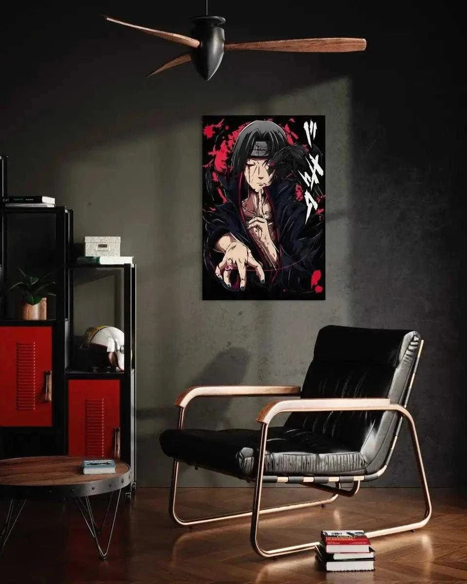 Itachi Uchiha - Anime Leinwandbild SimpleCanvas Canvas