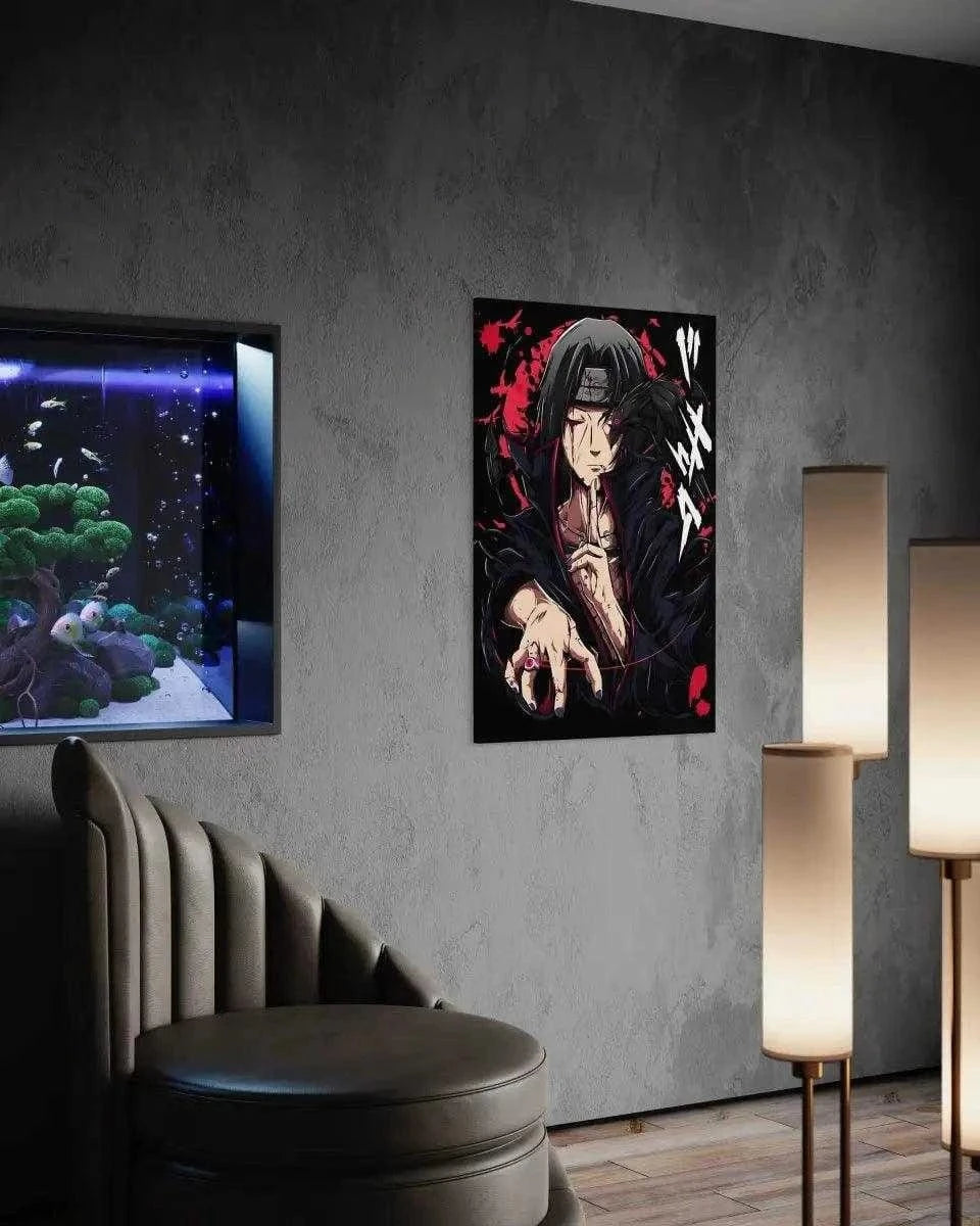 Itachi Uchiha - Anime Leinwandbild SimpleCanvas Canvas