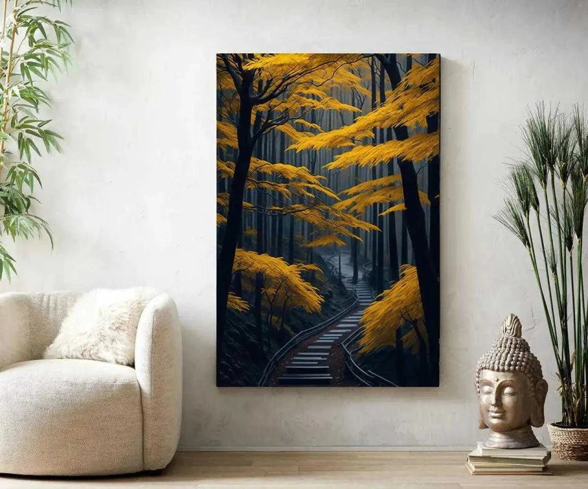 Japan autumn - Leinwandbild Japanisch SimpleCanvas Canvas