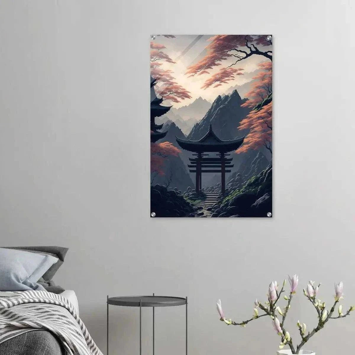 Japanischer Shrine - Leinwandbild Japanisch SimpleCanvas Canvas