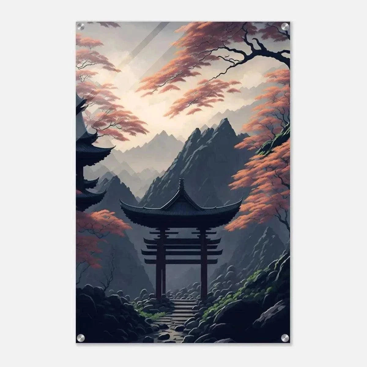 Japanischer Shrine - Leinwandbild Japanisch SimpleCanvas Canvas