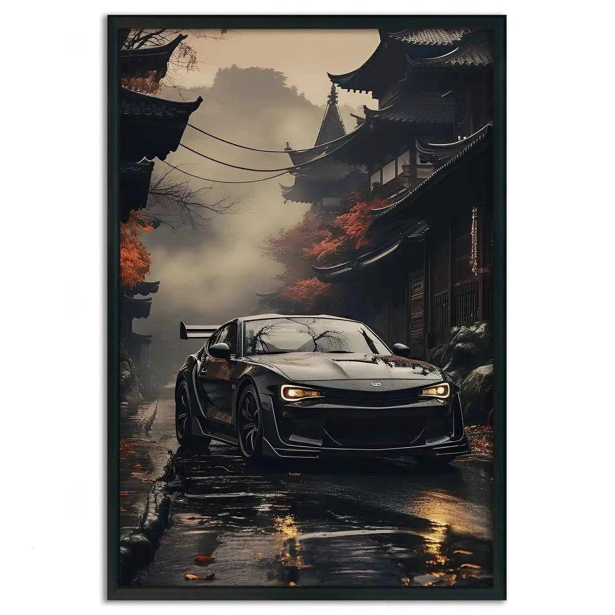 JDM II - Auto Leinwandbild - - 120x160 cm 150x200 cm 20x30 cm 40x60 cm 60x90 cm 80x120 cm auto wandbilder autumn canvas canvas print car poster cars wall art Foto auf Leinwand Home Decor Japanese architecture japanese car jdm JDM Wallart jdm wandbild leinwandbilder leinwanddeko moody lighting nissan gtr wandbild sports car supra poster supra wall art supra wandbild toyota supra toyota supra poster tradition and contemporary fusion wall art wandbilder wet ground