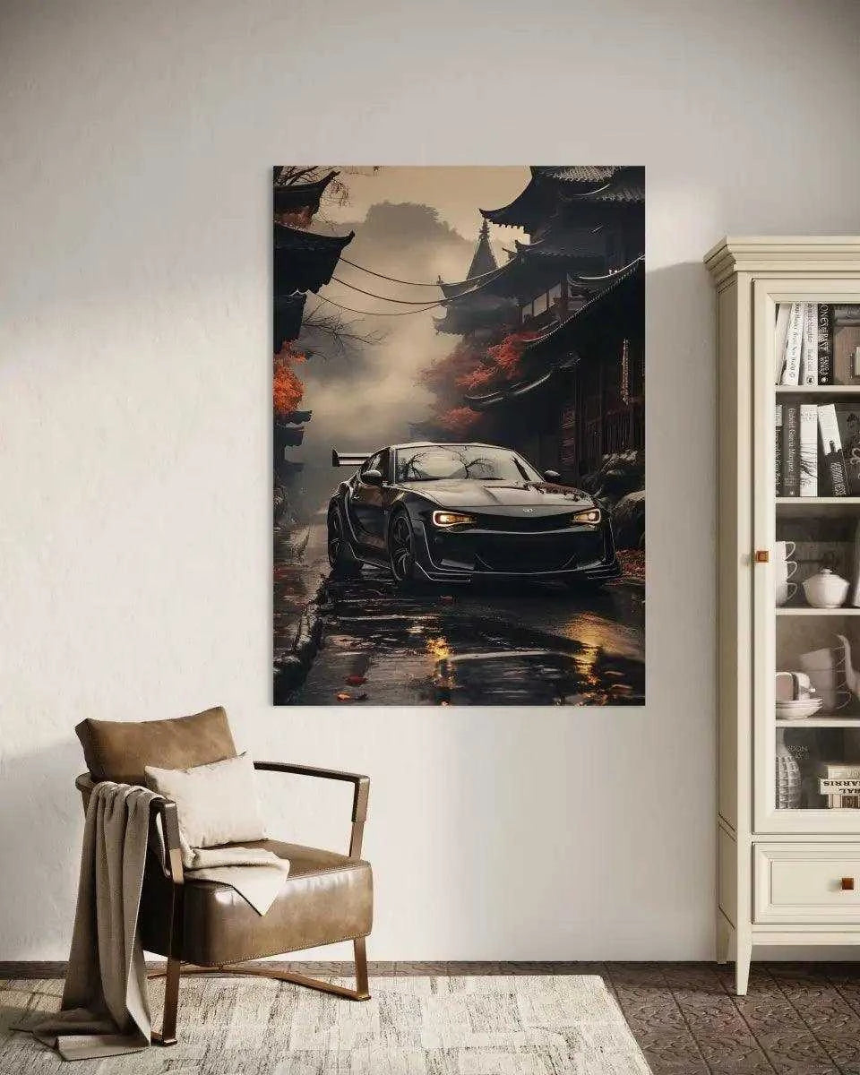 JDM II - Auto Leinwandbild - - 120x160 cm 150x200 cm 20x30 cm 40x60 cm 60x90 cm 80x120 cm auto wandbilder autumn canvas canvas print car poster cars wall art Foto auf Leinwand Home Decor Japanese architecture japanese car jdm JDM Wallart jdm wandbild leinwandbilder leinwanddeko moody lighting nissan gtr wandbild sports car supra poster supra wall art supra wandbild toyota supra toyota supra poster tradition and contemporary fusion wall art wandbilder wet ground