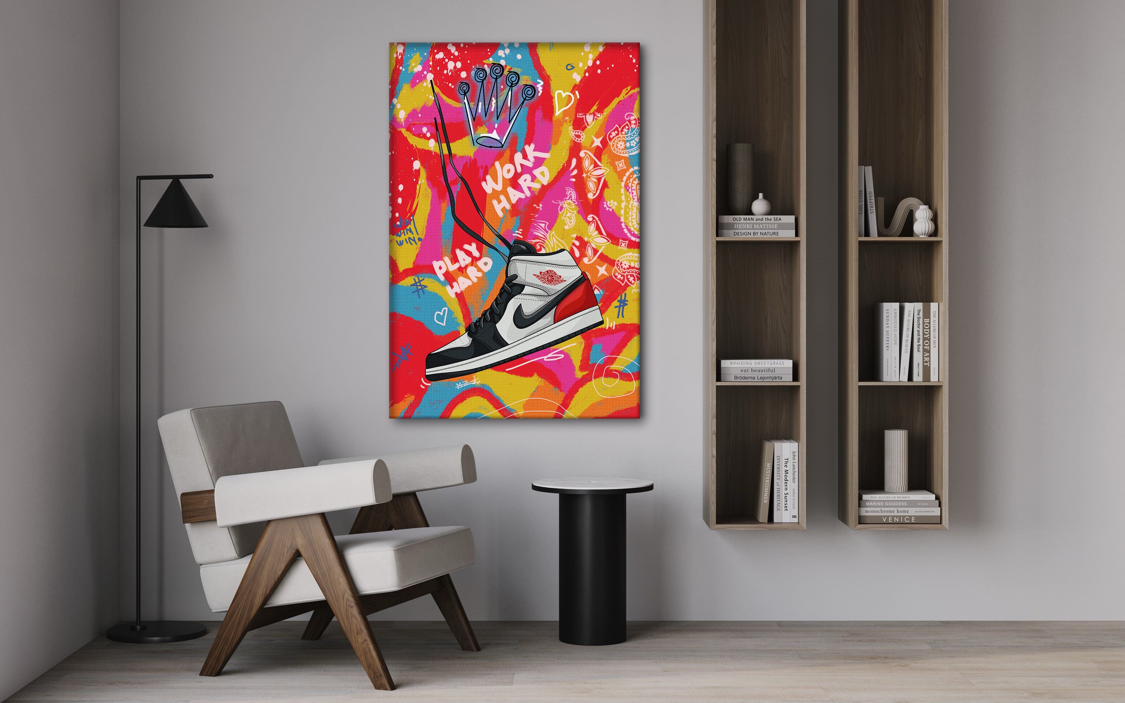 Jordans MJ - Leinwandbild Pop Art Mildwords Canvas