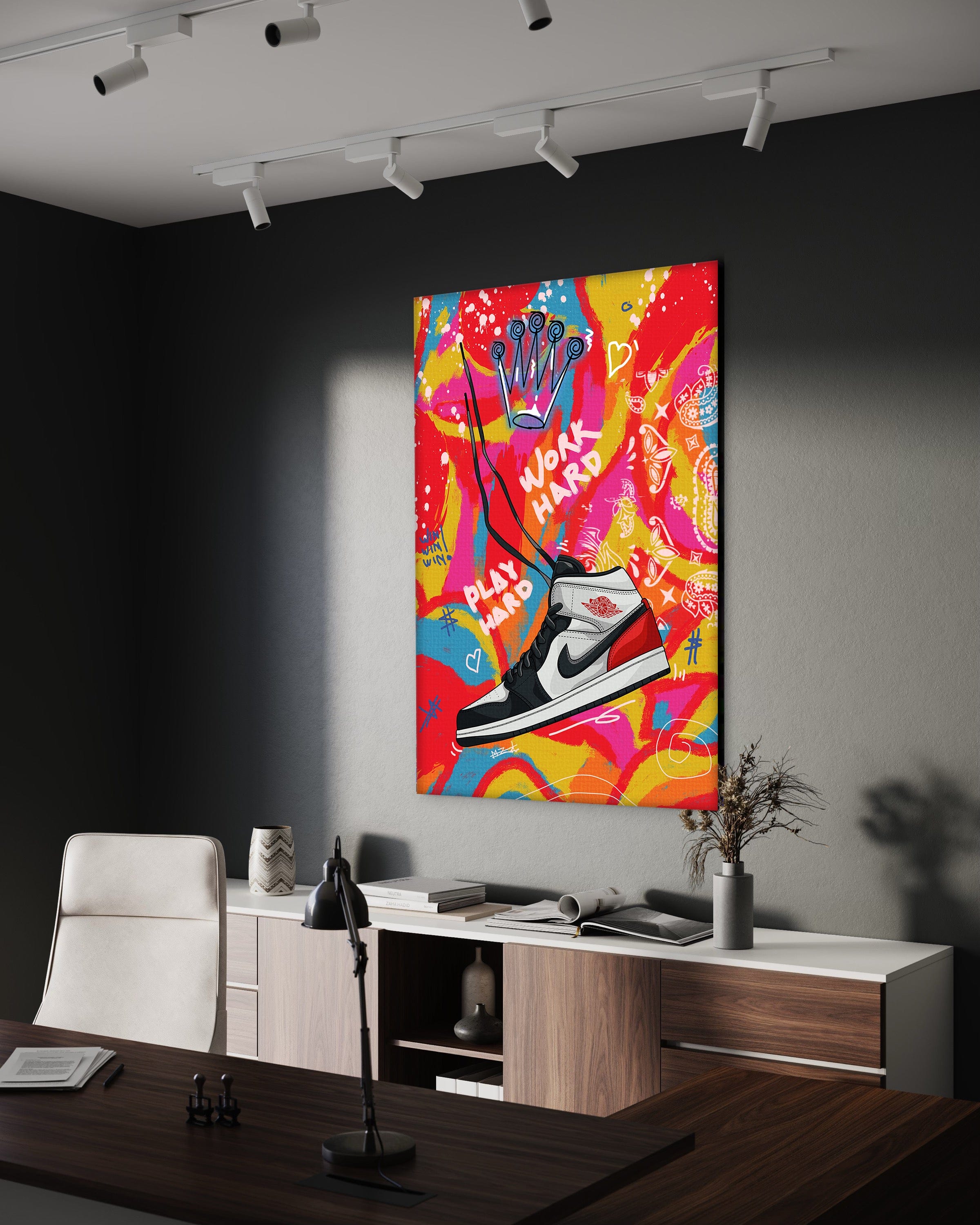 Jordans MJ - Leinwandbild Pop Art Mildwords Canvas